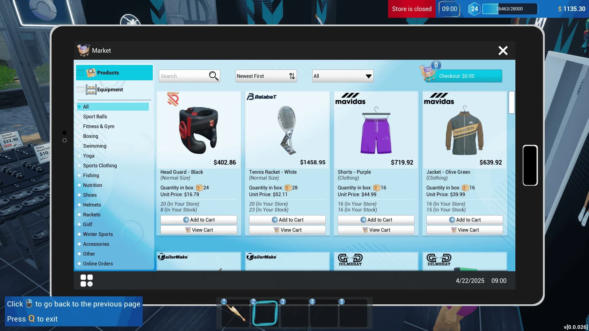 Sporting Goods Shop: Prologue görsel 12