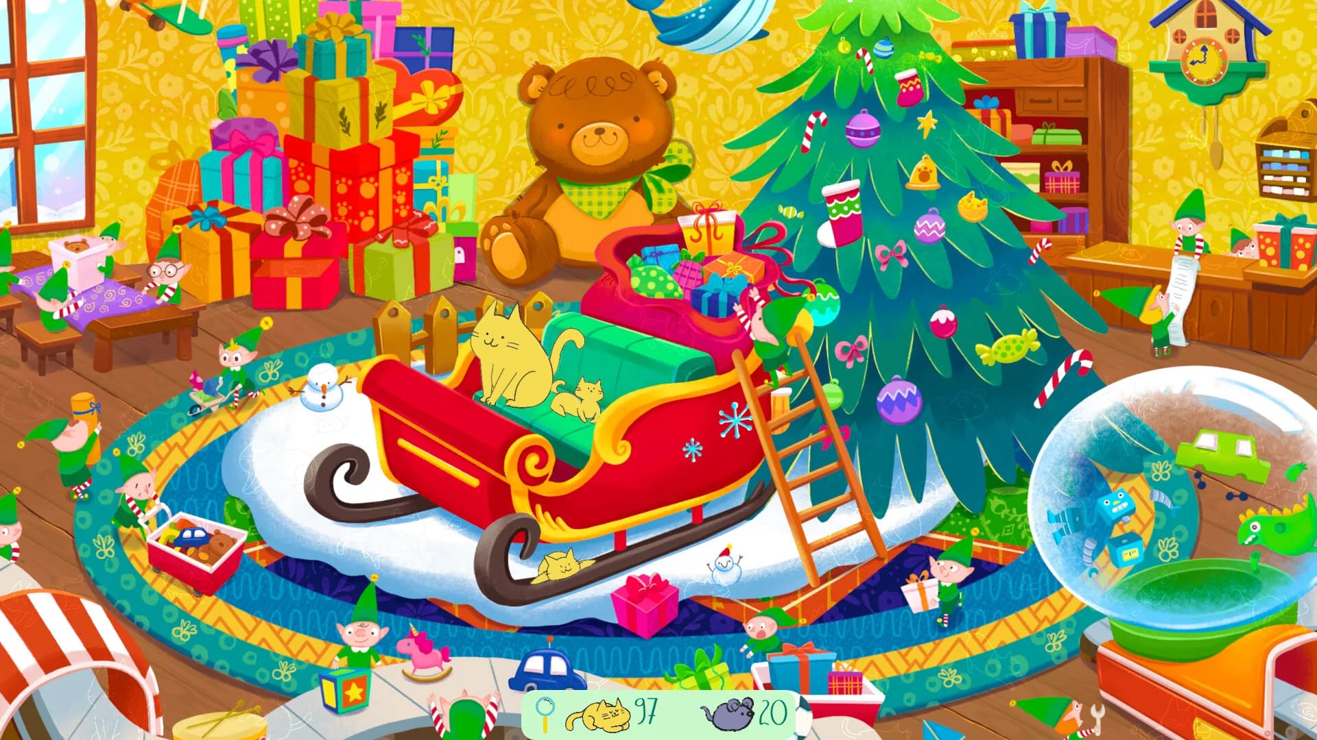 Storytime Cats - Meows and Mistletoes görsel 2