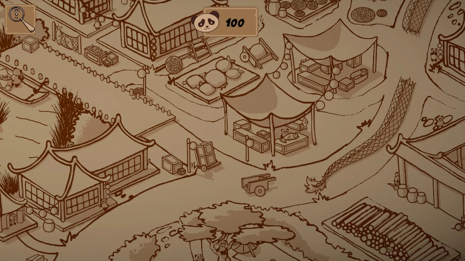 100 Hidden Pandas: Village görsel 7