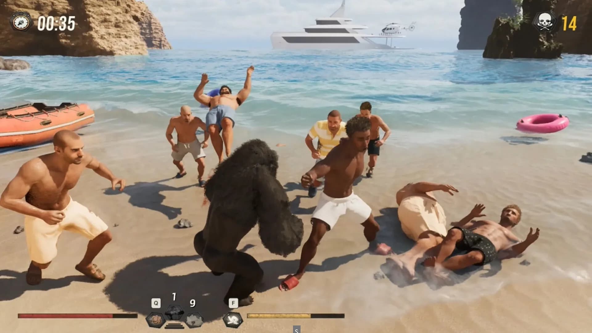 Gorilla Vs 100 Men görsel 2