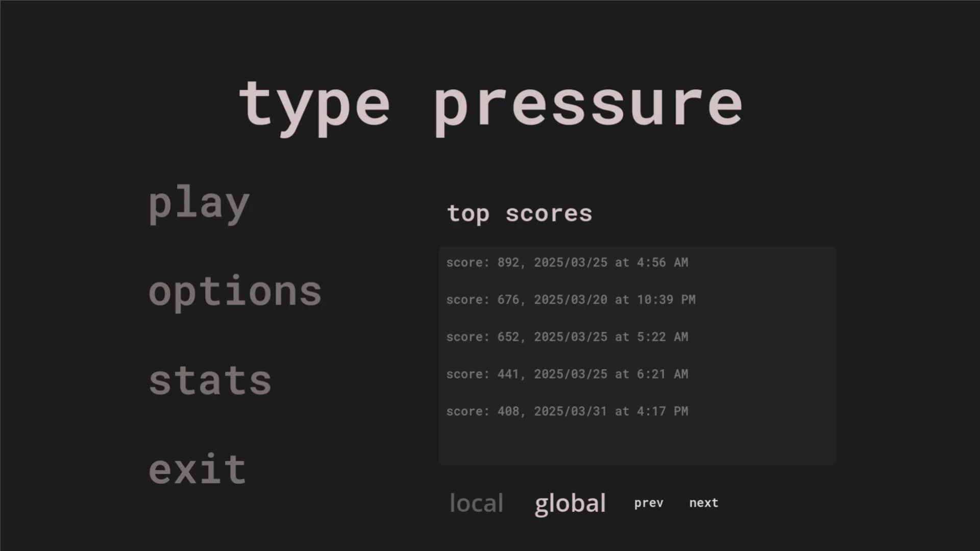 Type Pressure görsel 2