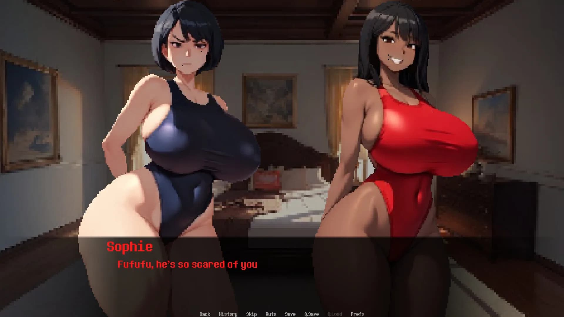 Femdom Girlfriend 3: My Sadistic Girlfriend and Her Friend Bully Me In Their Swimsuits görsel 4
