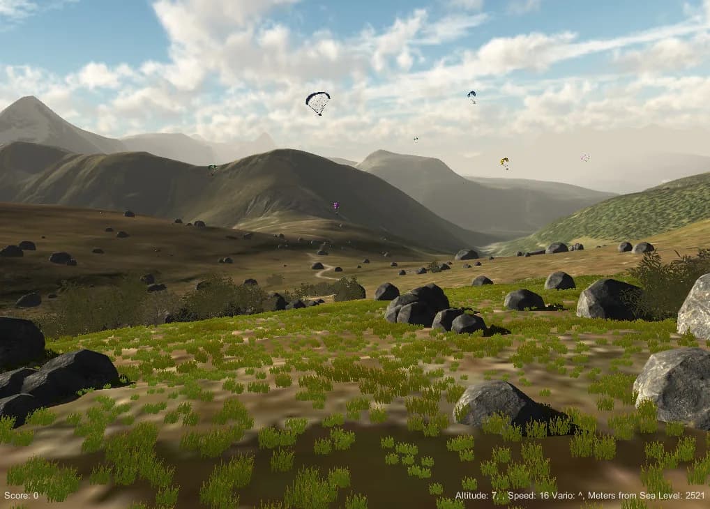 3D Paraglider görsel 3