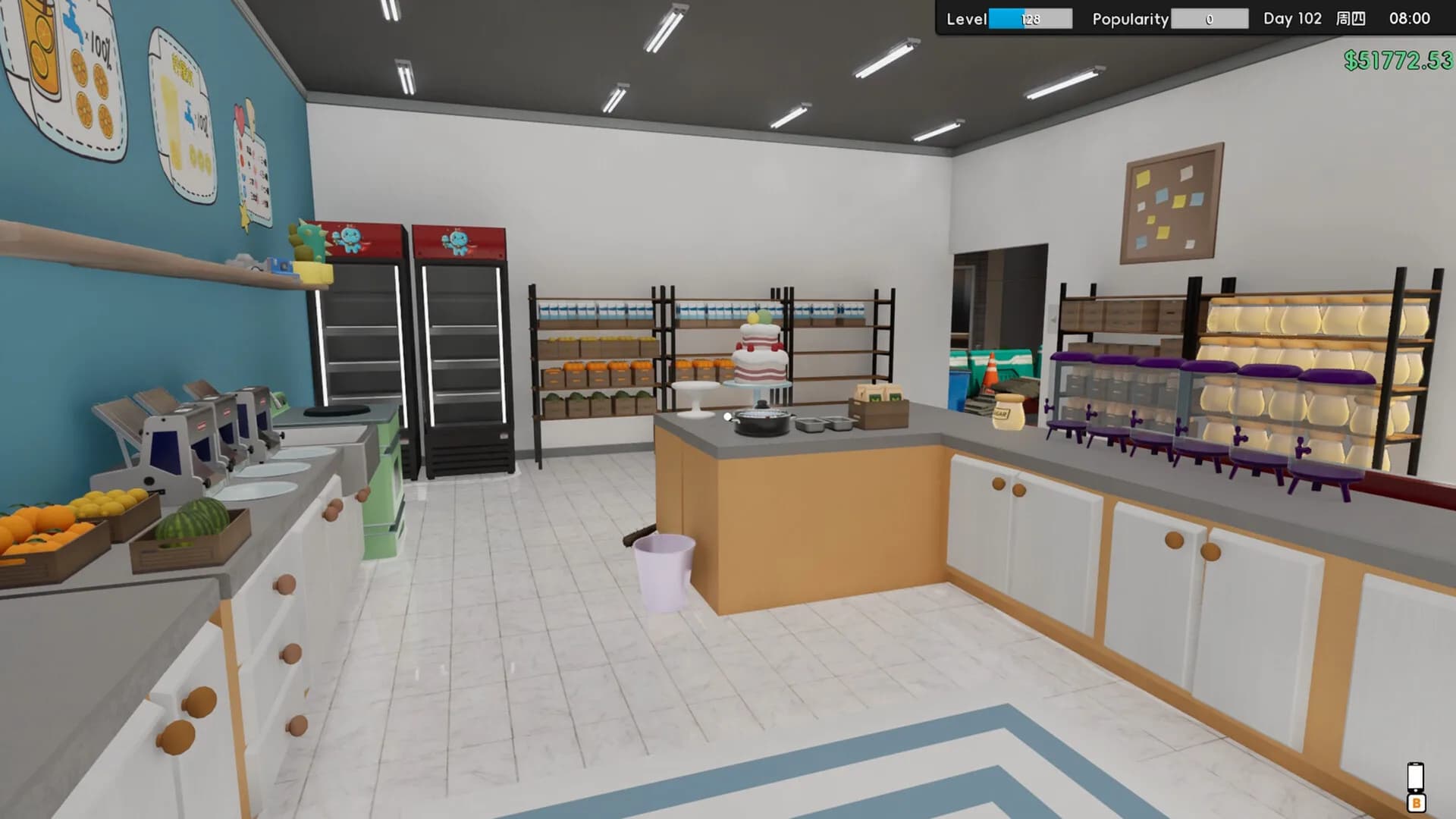 奶茶店模拟器 - 重生之我在冰堡甜城当店长 görsel 24