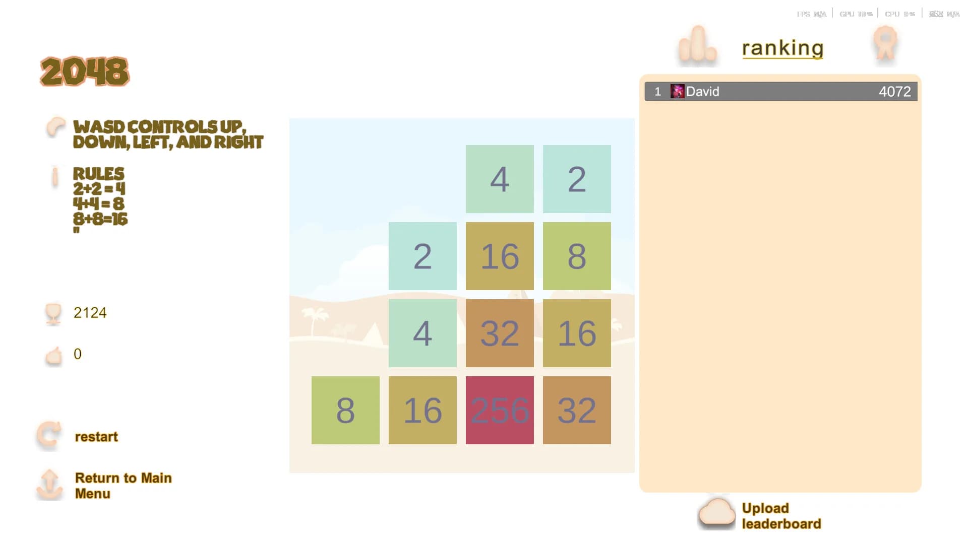 2048 Sıralama Sıralaması görsel 5