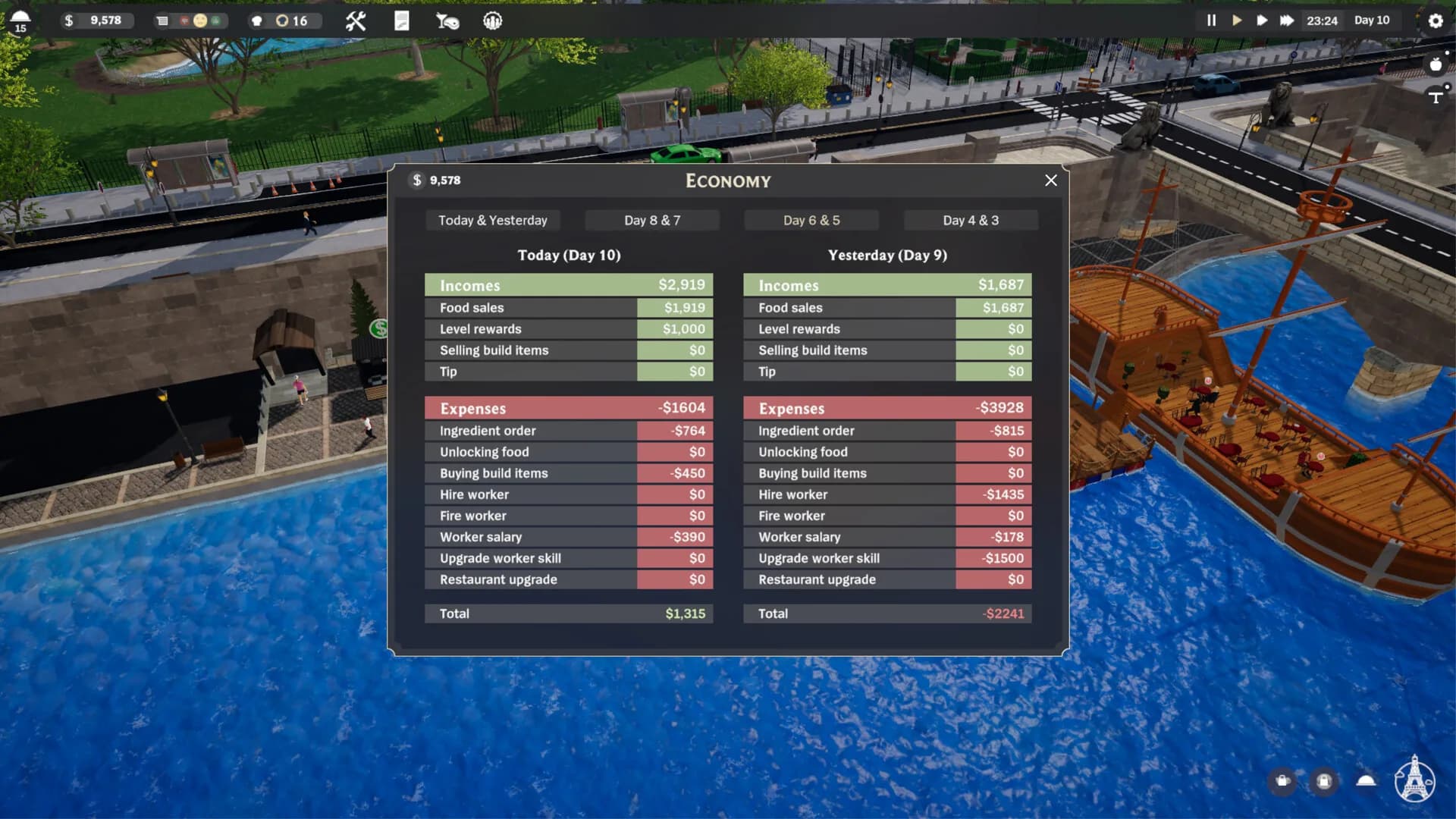 GastroCity: A Restaurant Tycoon Game görsel 7