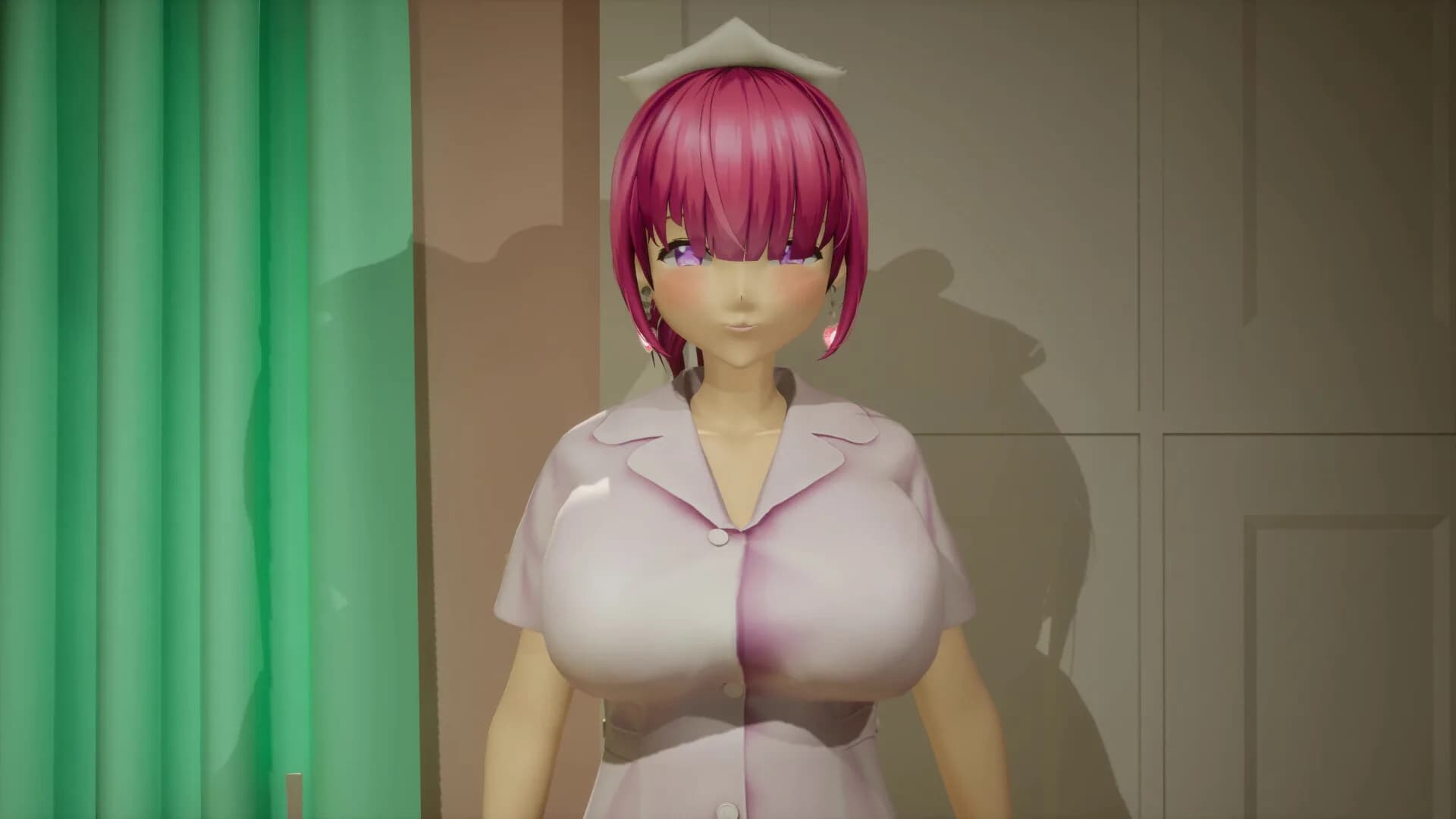 Ejaculation Treatment by Nurse Luna with her Bursting Tits, in a Sexual Treatment Ward! ～3DCG Animation Animation～ görsel 3
