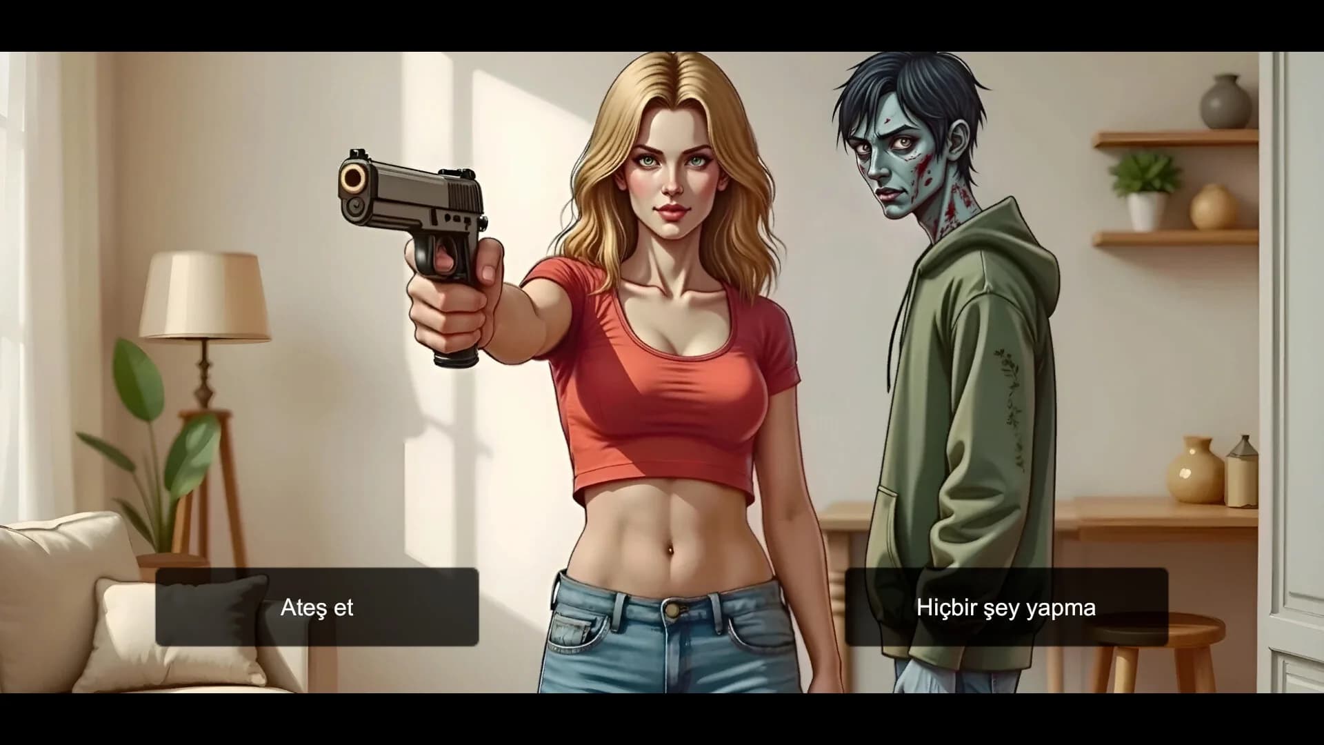 Half Dead: A Zombie Story Game görsel 2