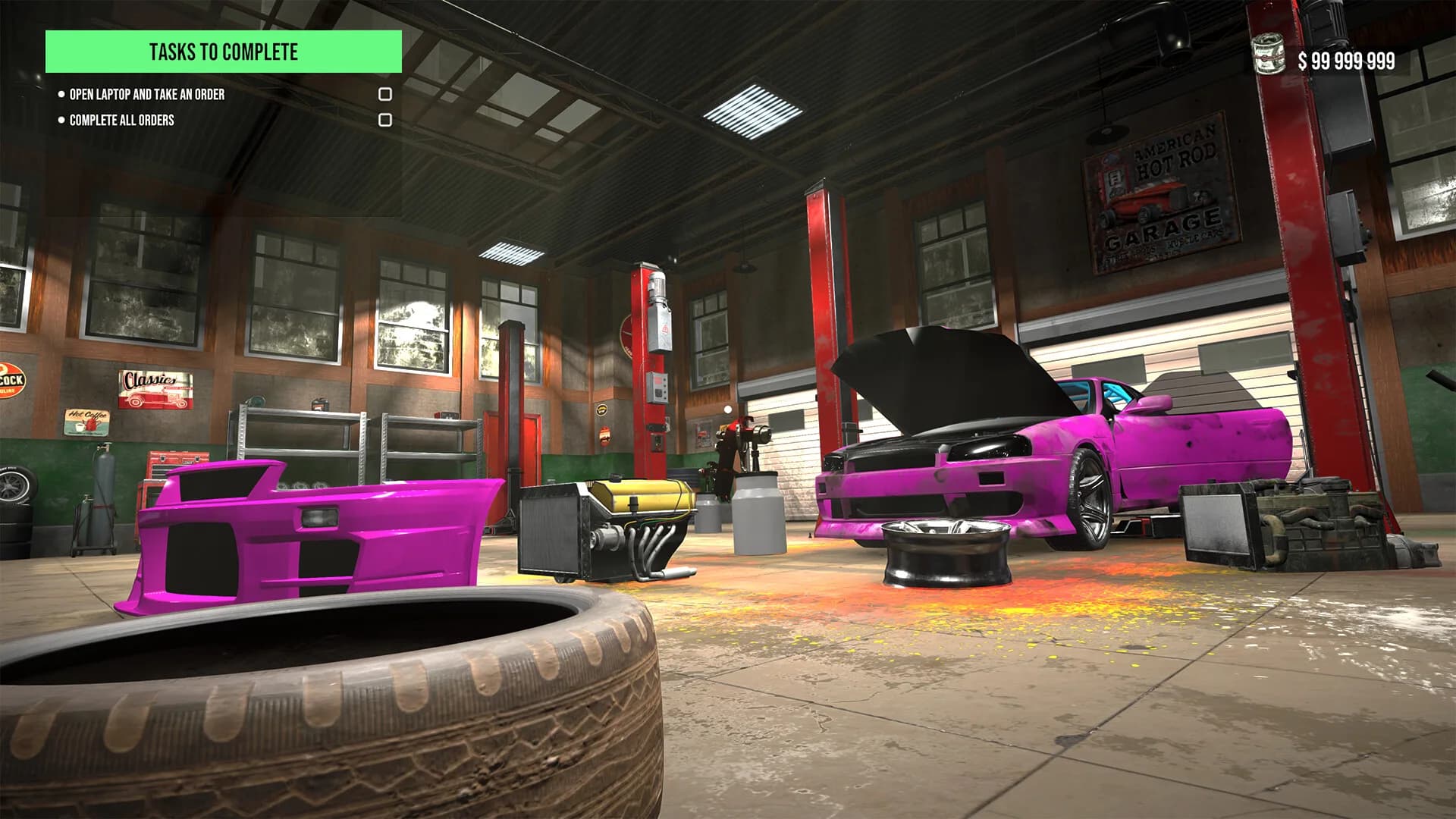 Car Tuning Garage Simulator görsel 2