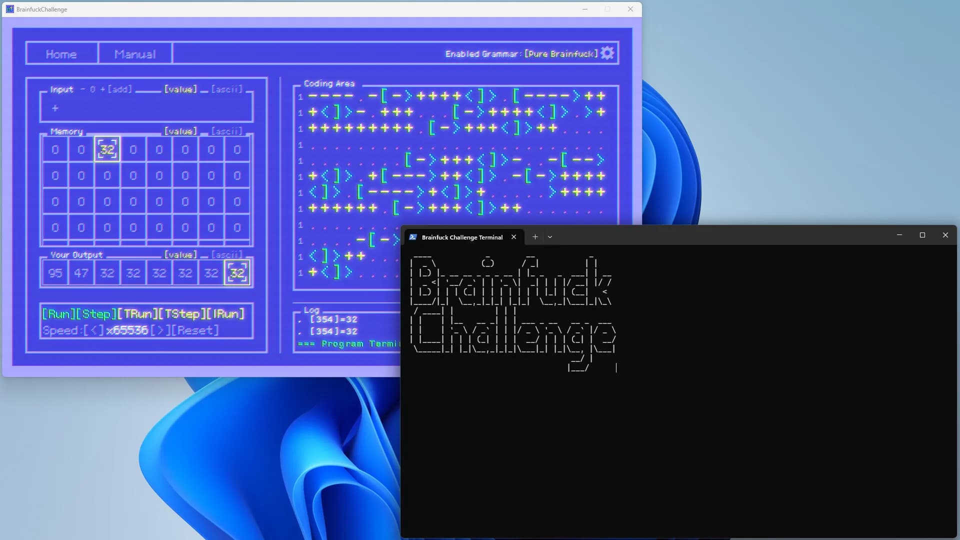 Brainfuck Challenge görsel 5