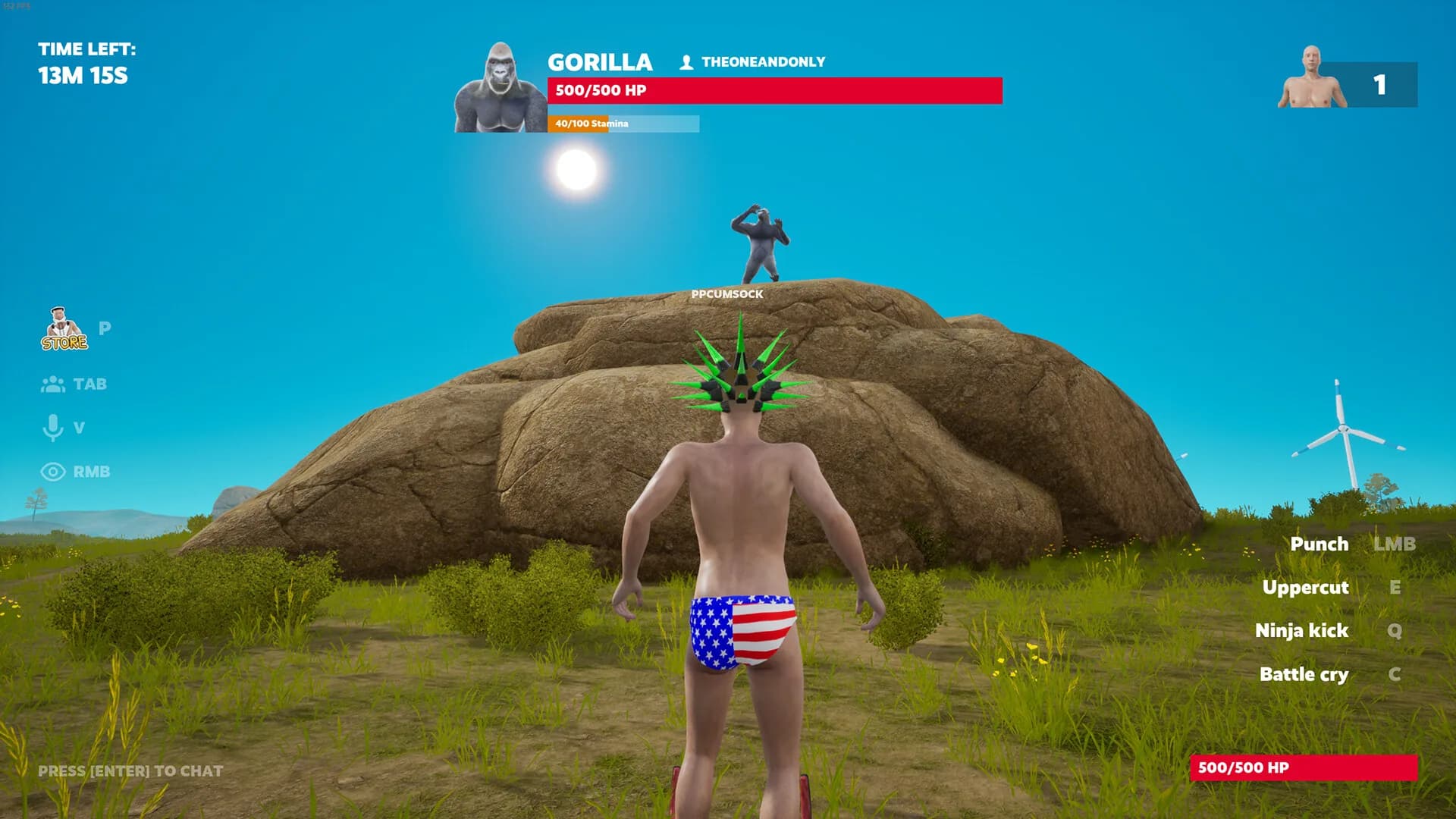 100 Men vs 1 Gorilla görsel 6