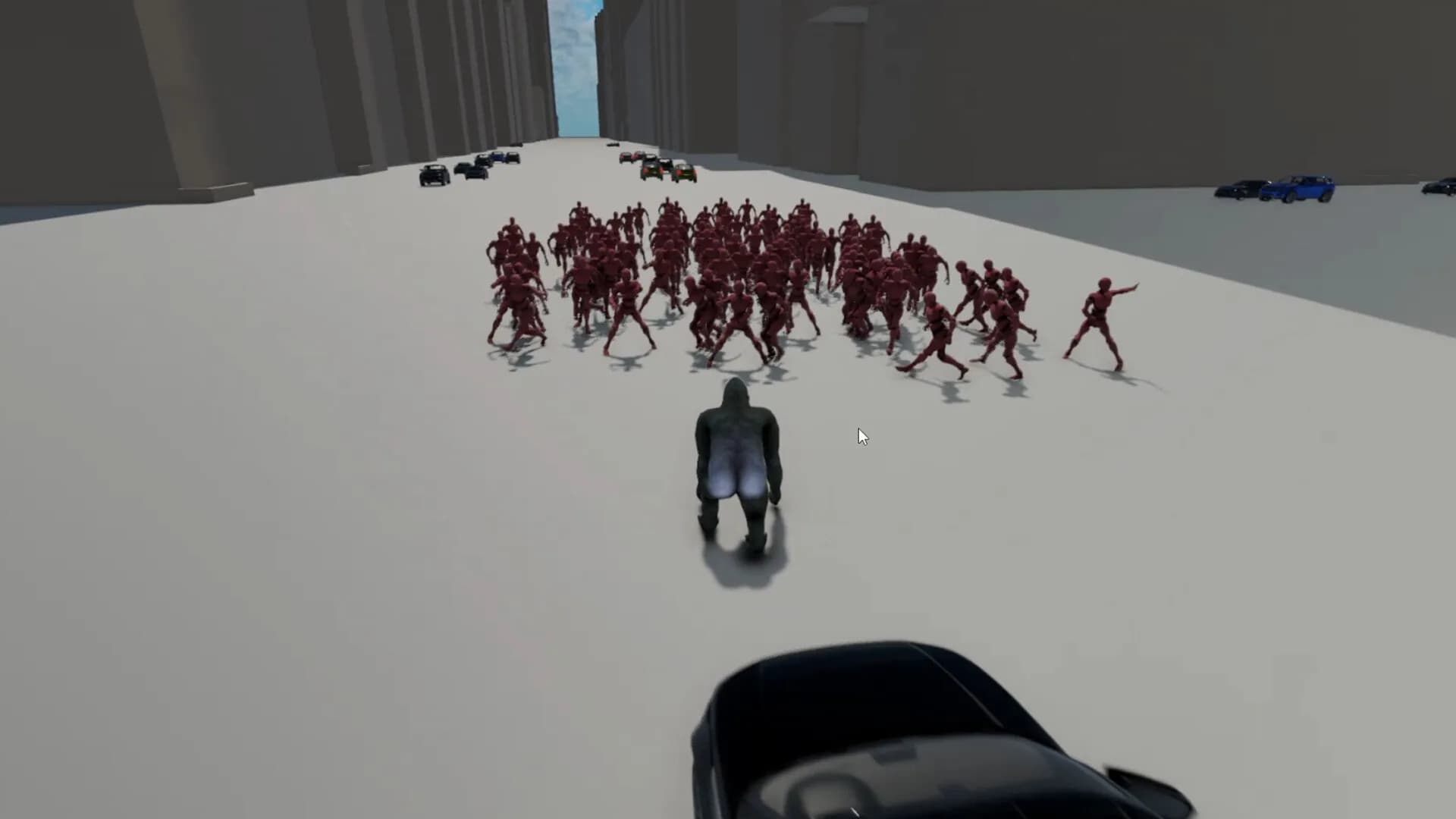 A Gorilla vs 100 Men Simulator görsel 5