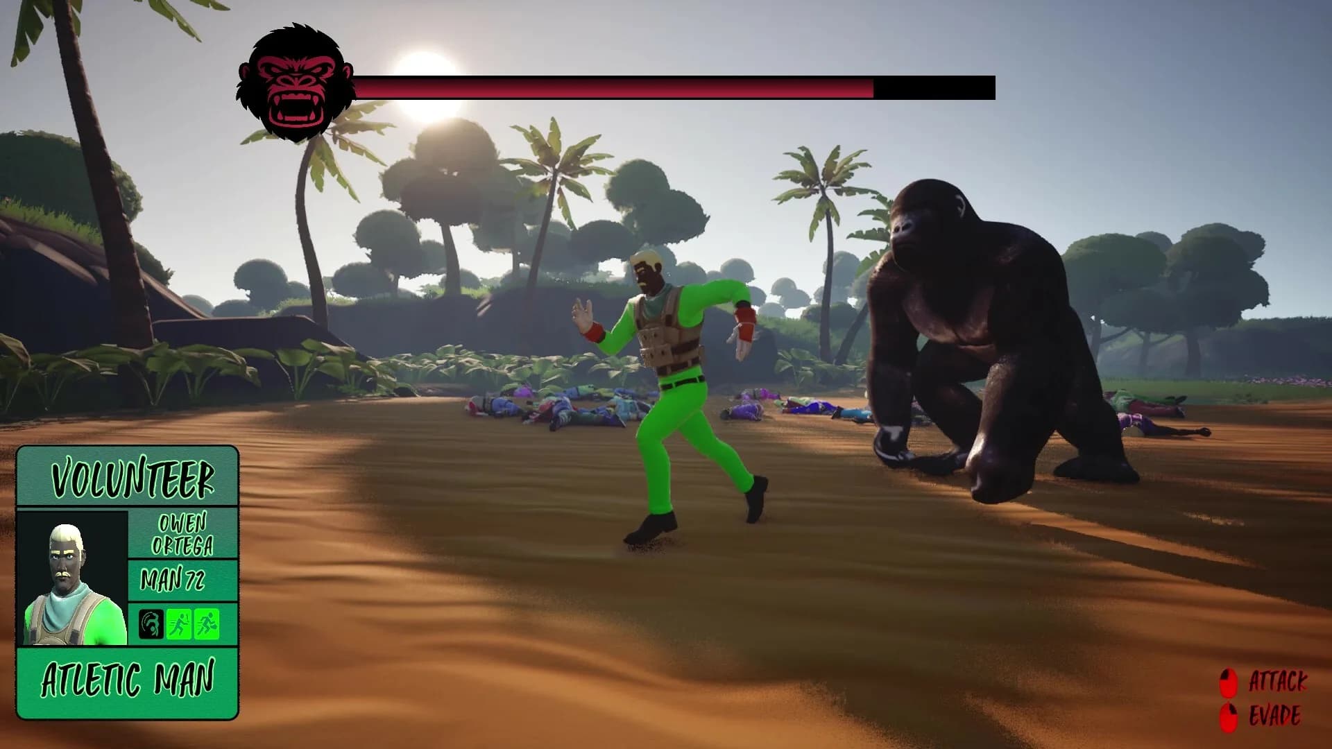 100 Men VS Gorilla görsel 3