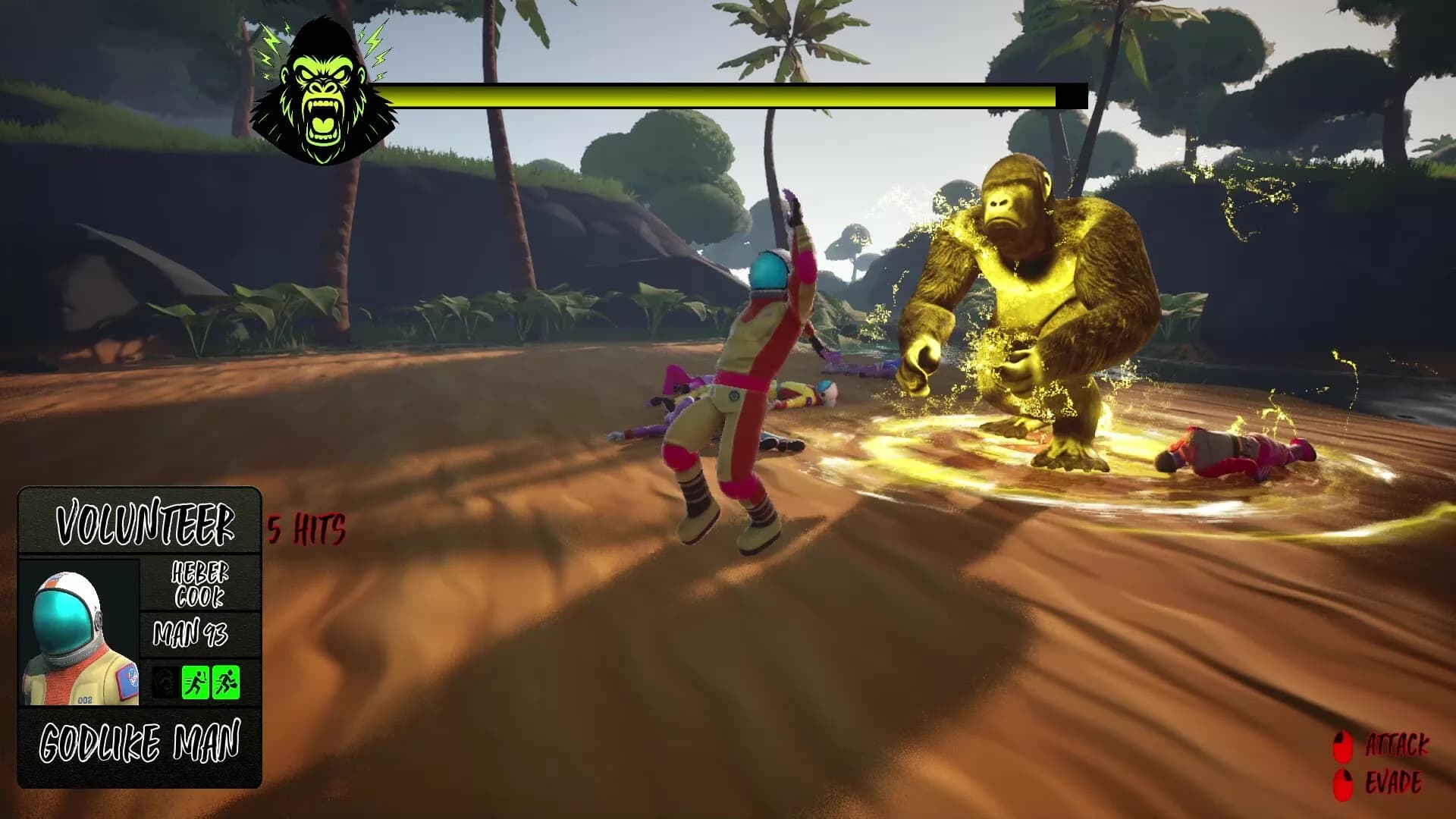 100 Men VS Gorilla görsel 6