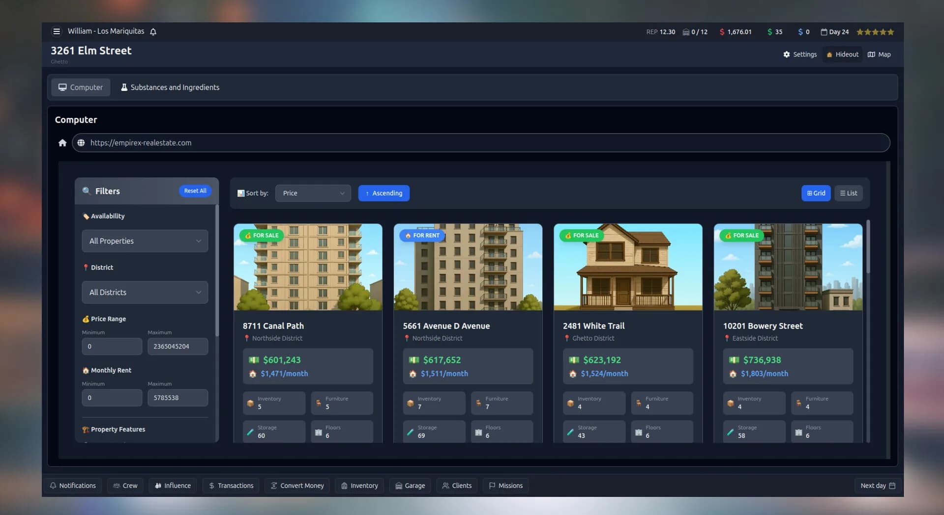 EmpireX - Business, Real Estate and Crime Simulator görsel 11