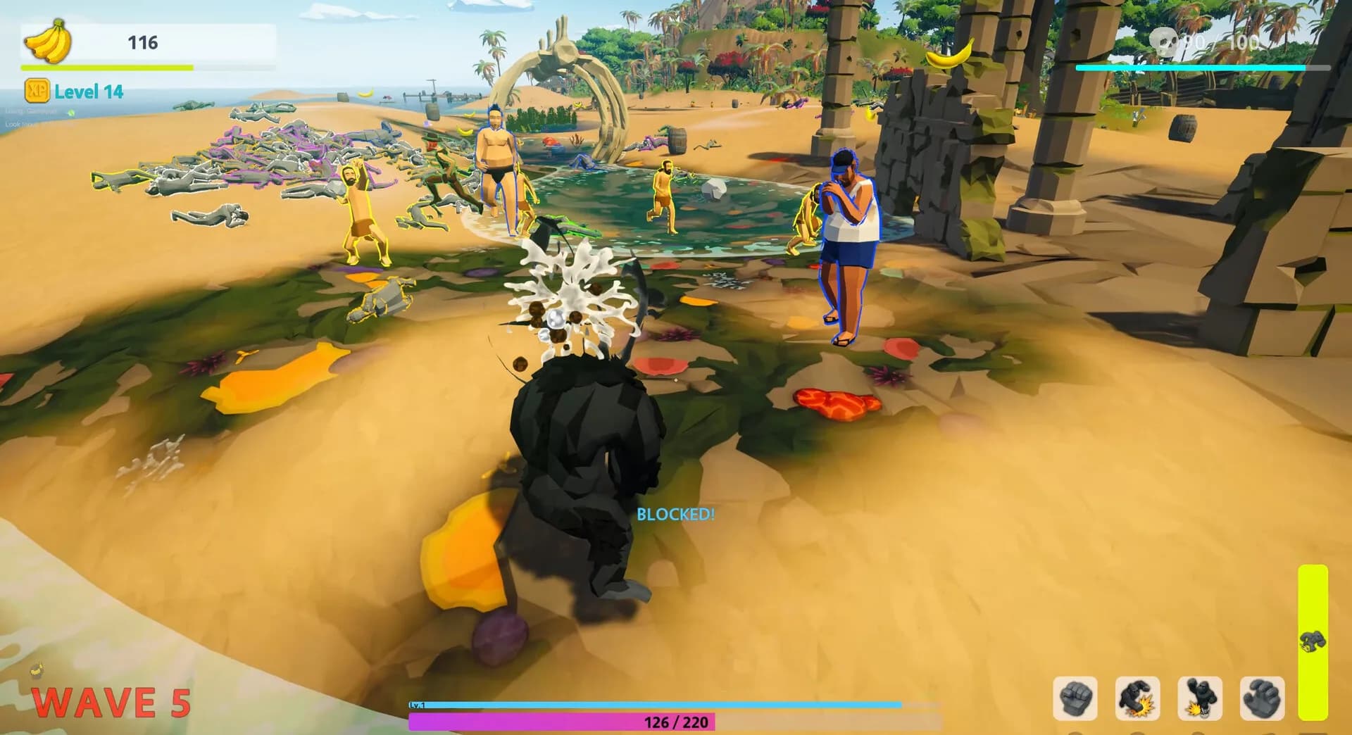 The Showdown: Gorilla vs 100 görsel 9