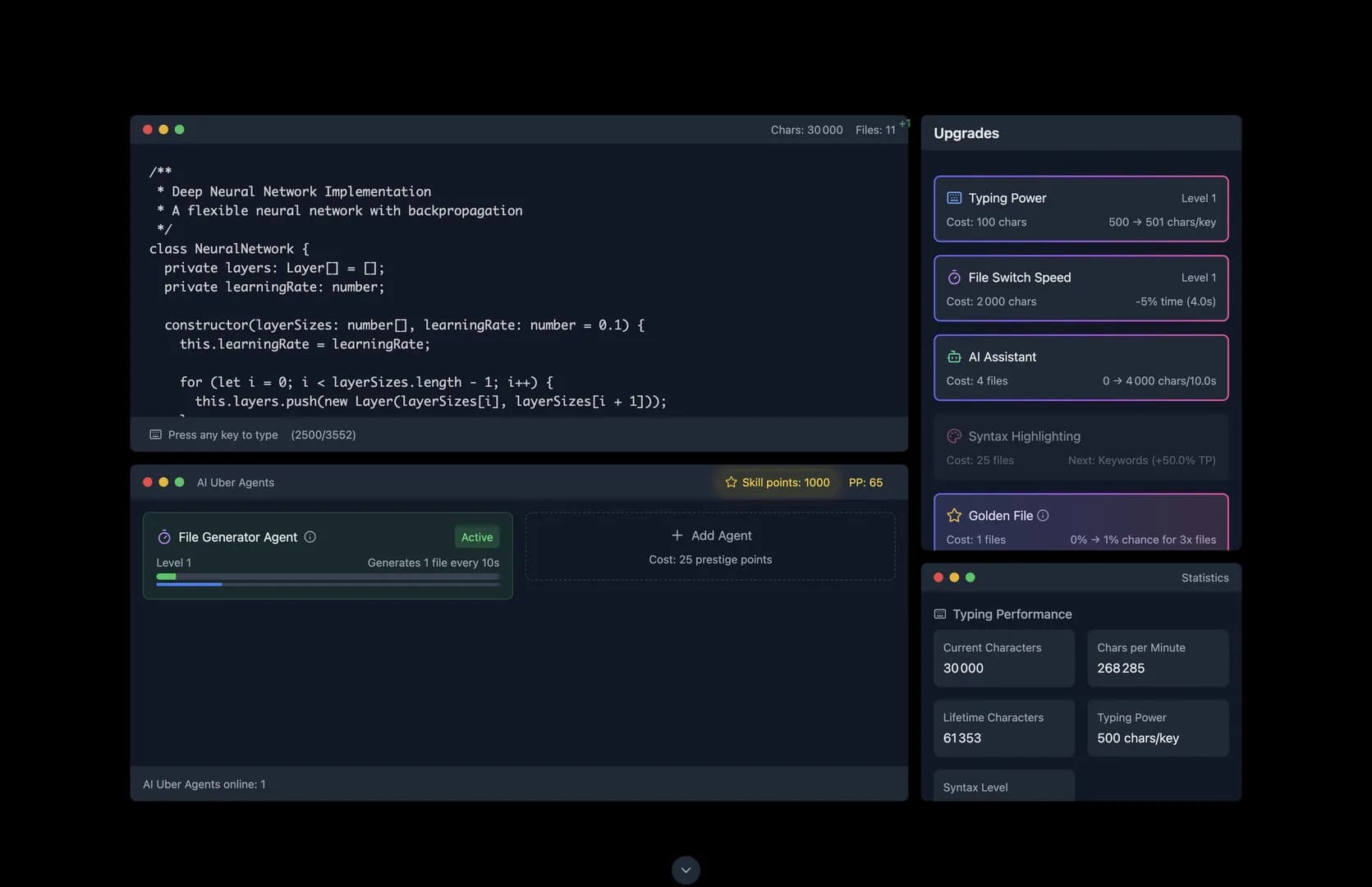 Yet Another Incremental Game (but this time about coding) görsel 4