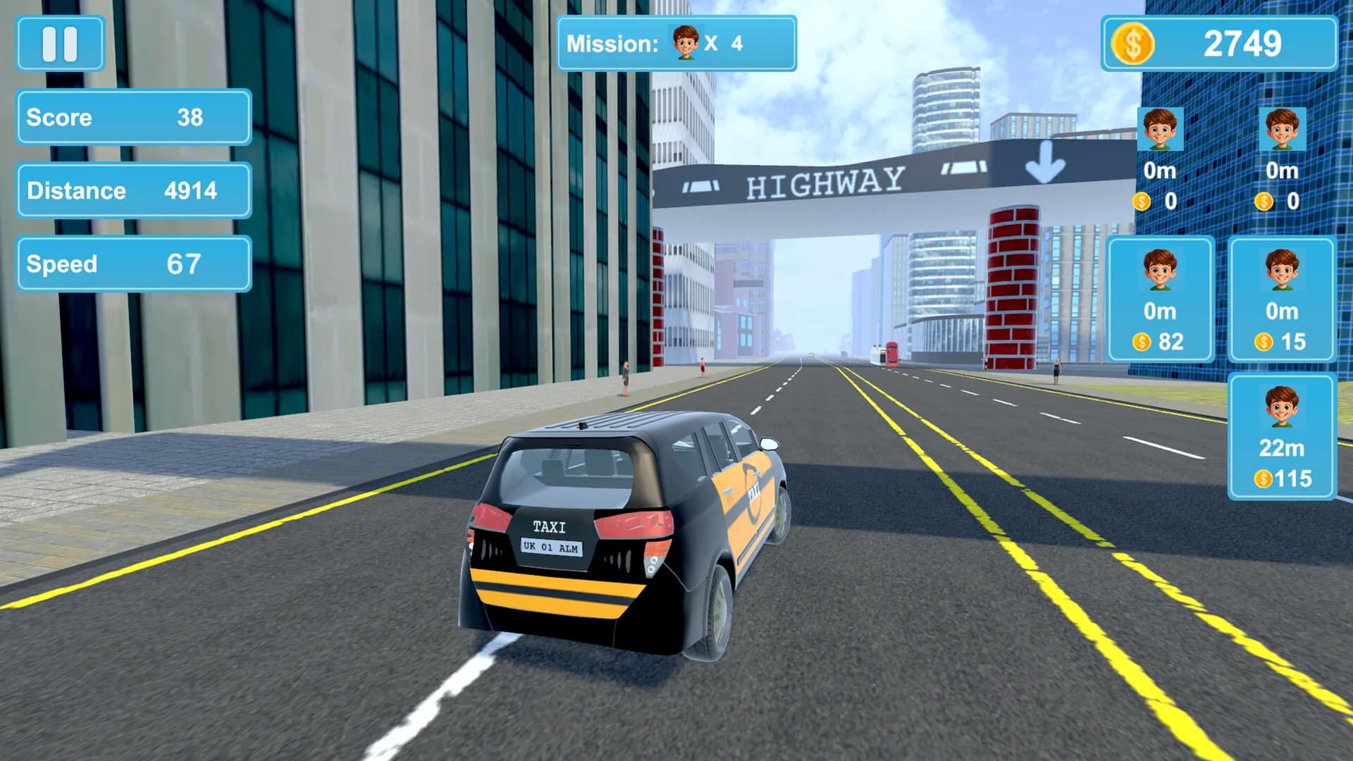 City Taxi Mission görsel 6