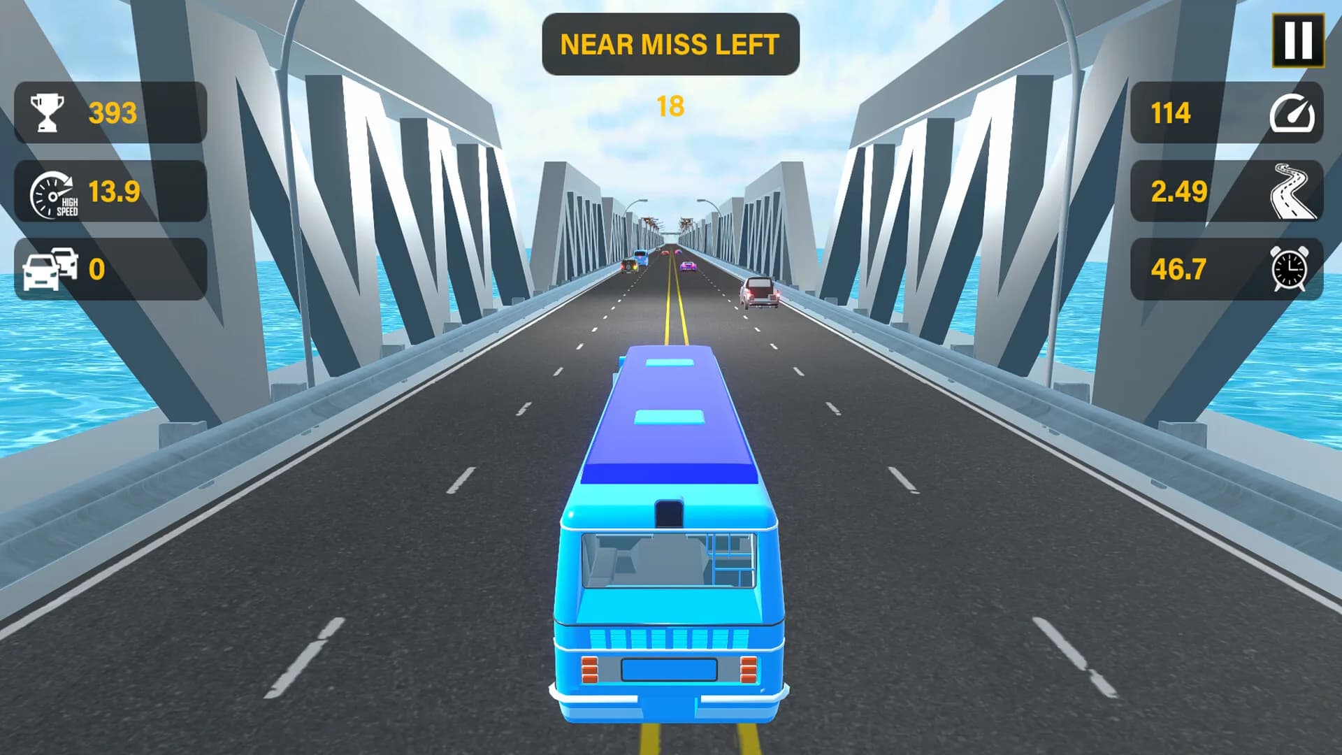 Highway Bus Rush görsel 2