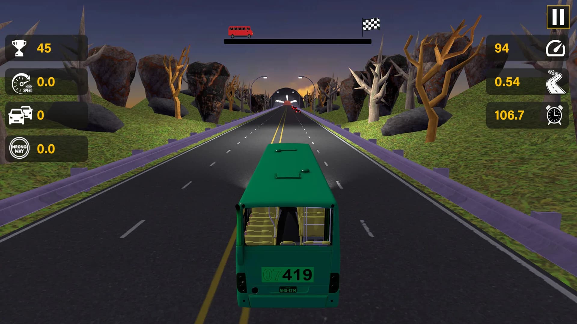 Highway Bus Rush görsel 3