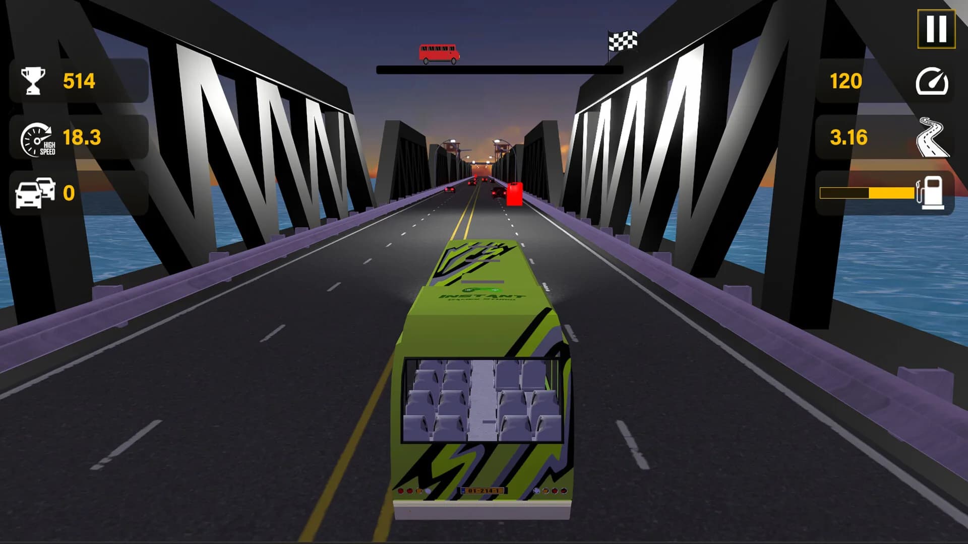 Highway Bus Rush görsel 6