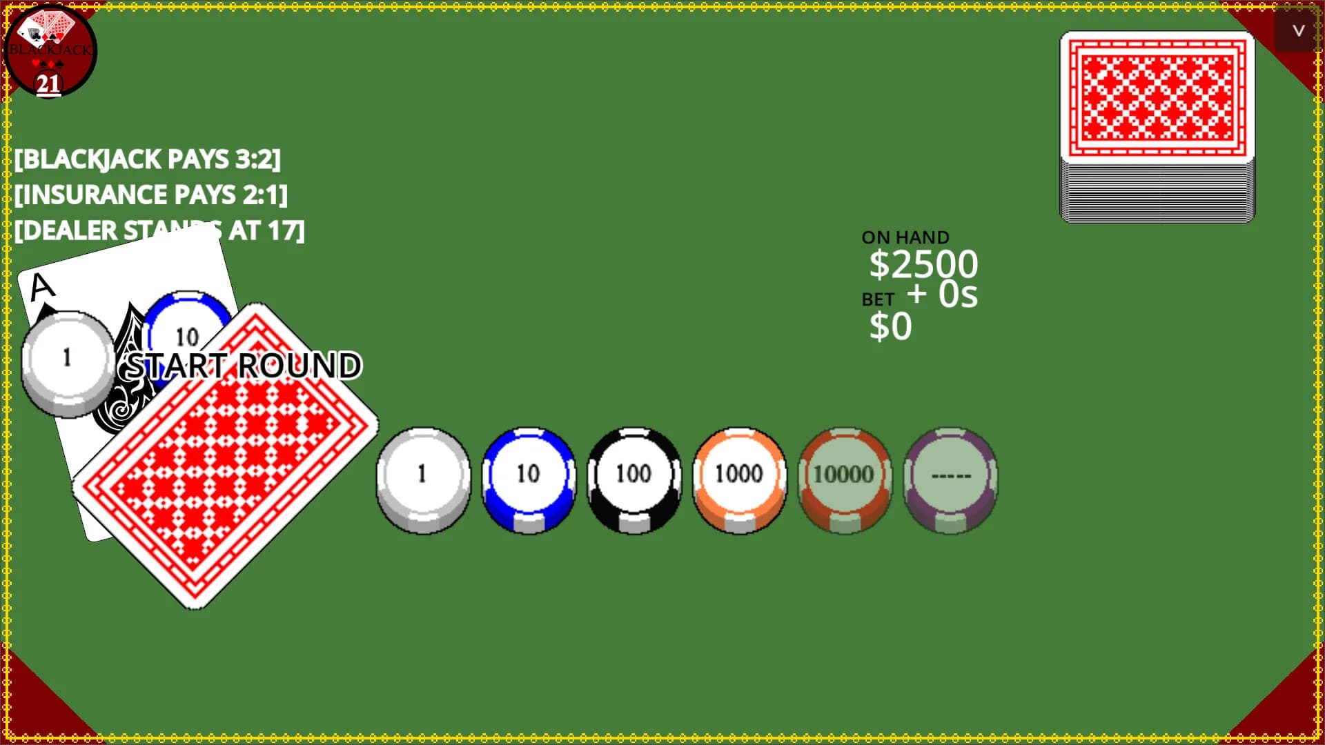 Blackjack Simple görsel 12