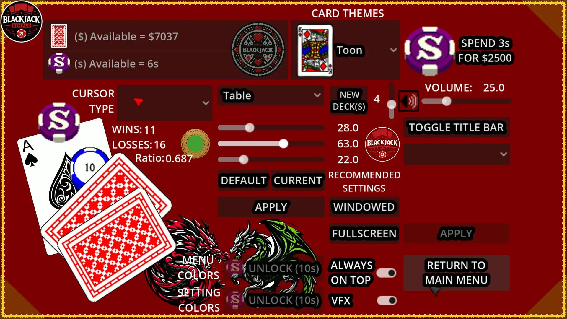 Blackjack Simple görsel 8