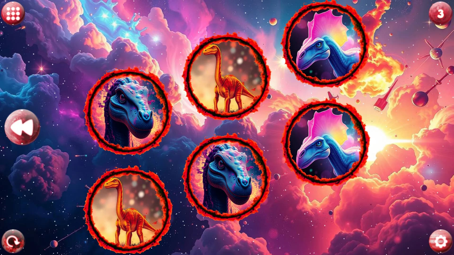 Space Memory: Dinosaurs görsel 3