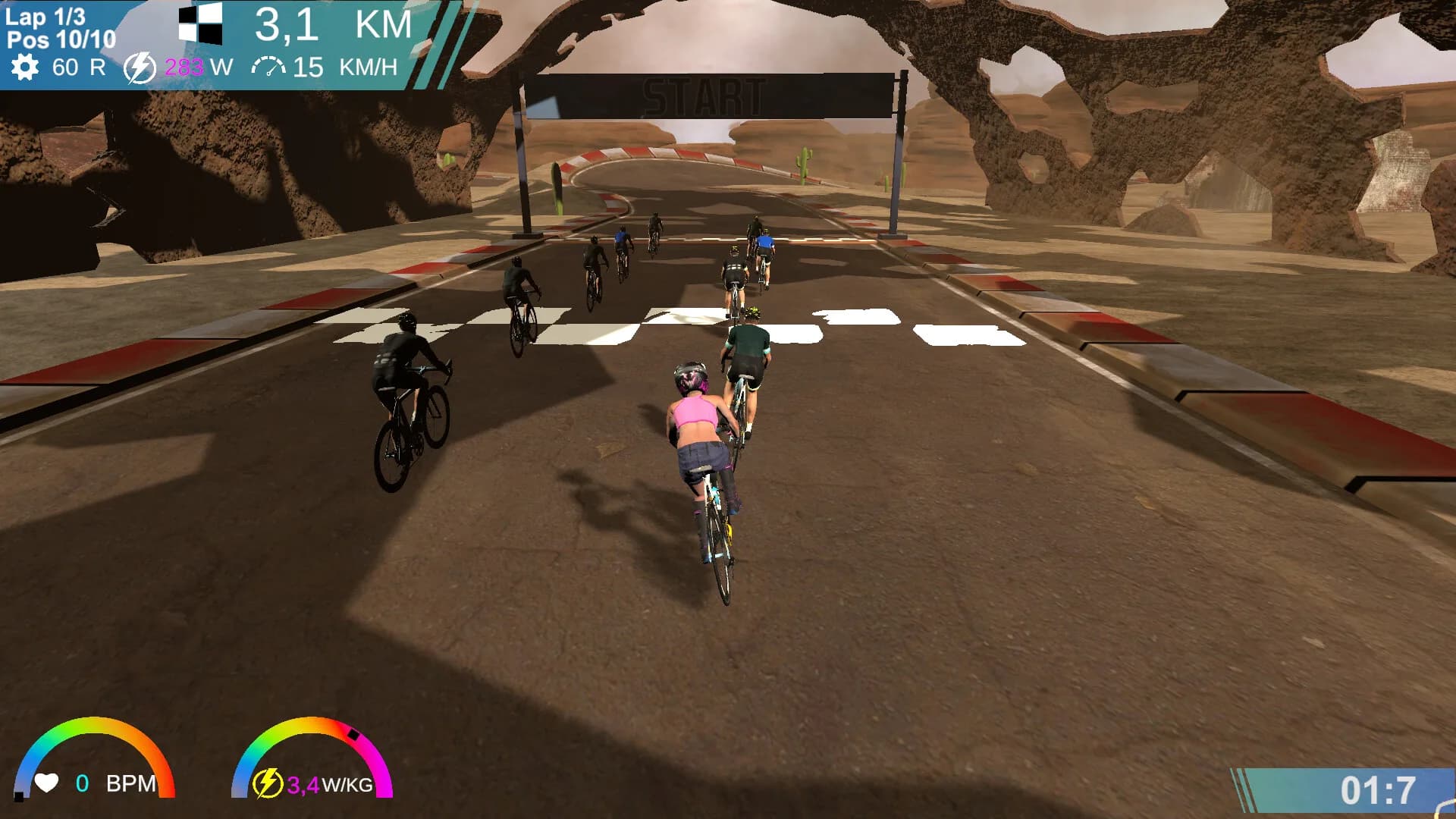 CyclingArcadeRaceSimulator görsel 2