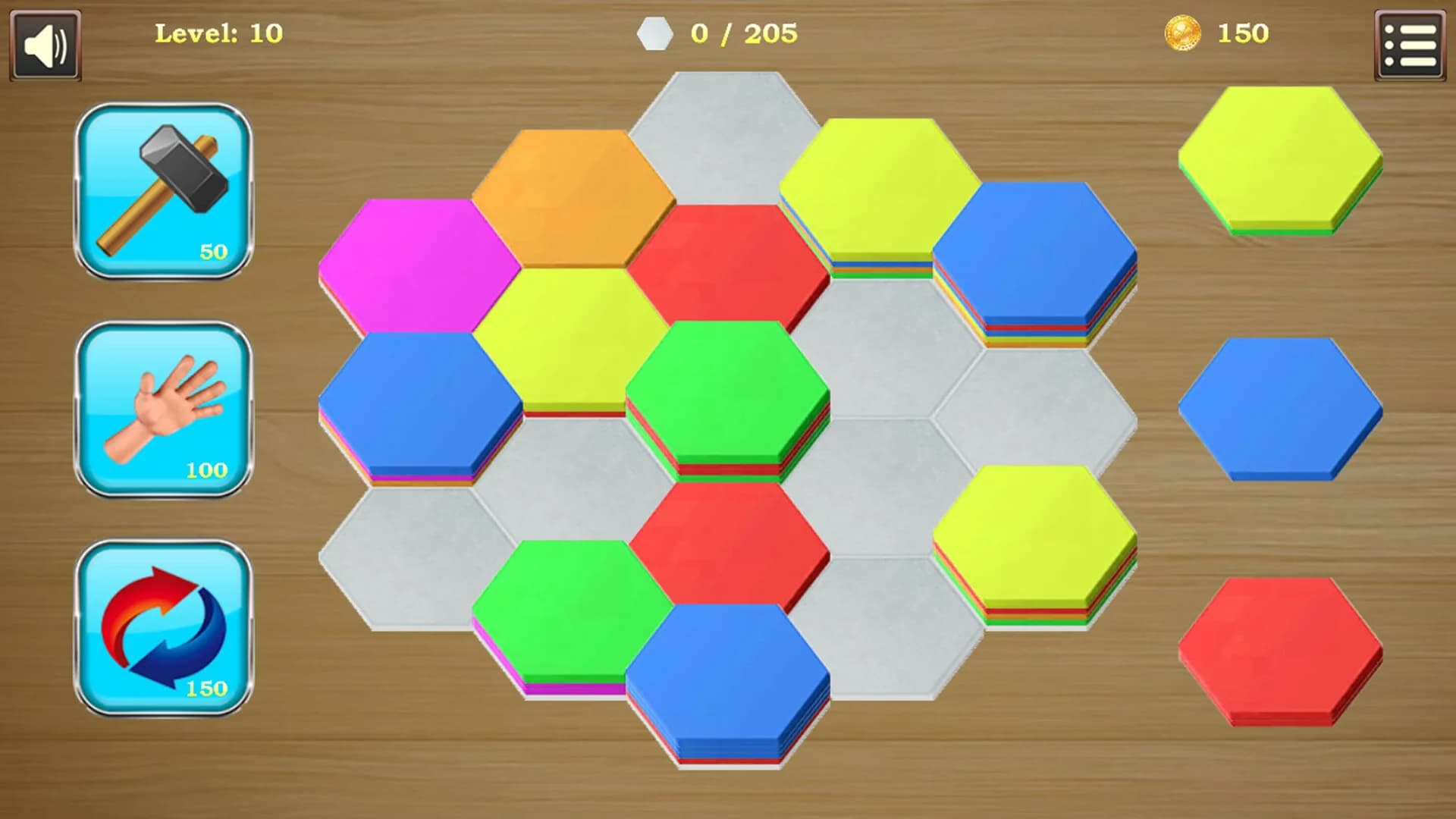 Sort Hexa Tiles görsel 2