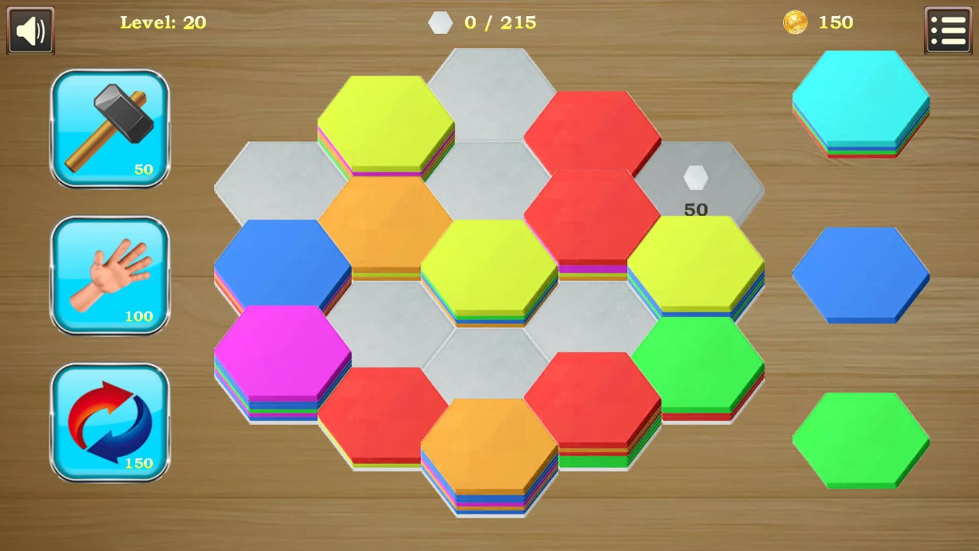 Sort Hexa Tiles görsel 3