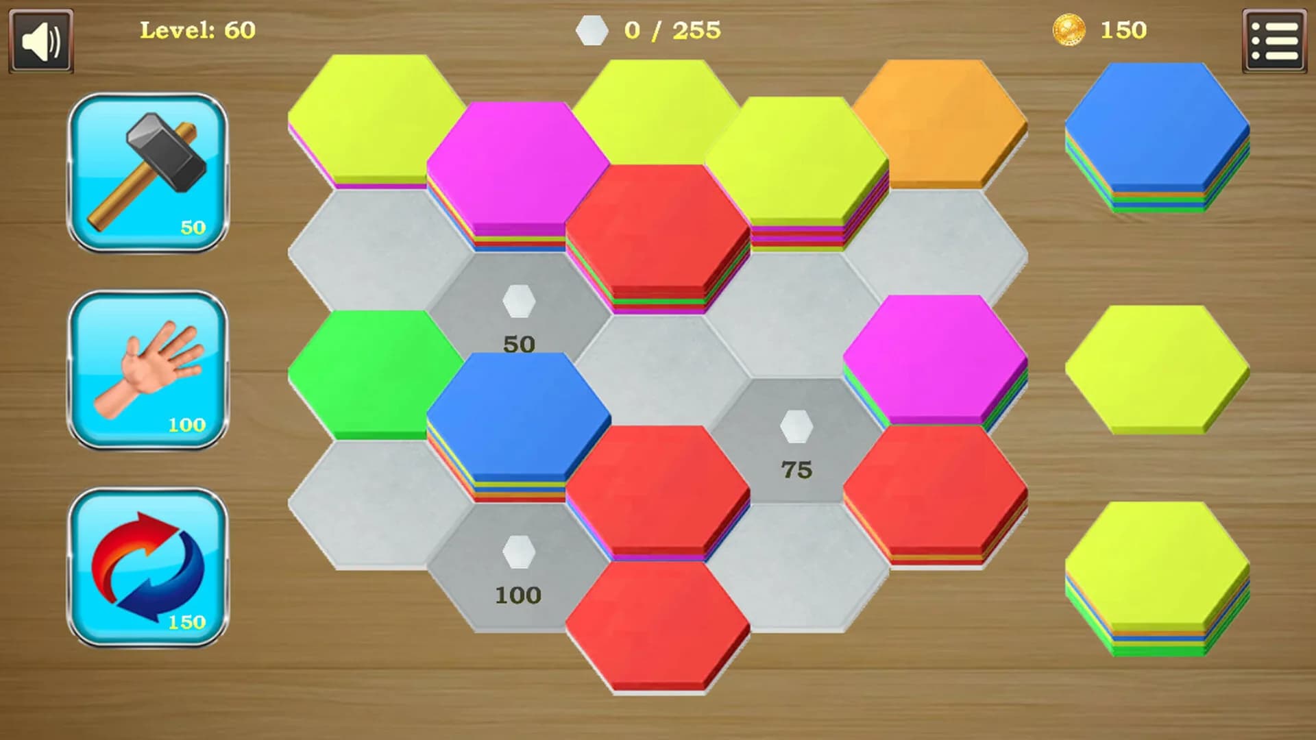 Sort Hexa Tiles görsel 5