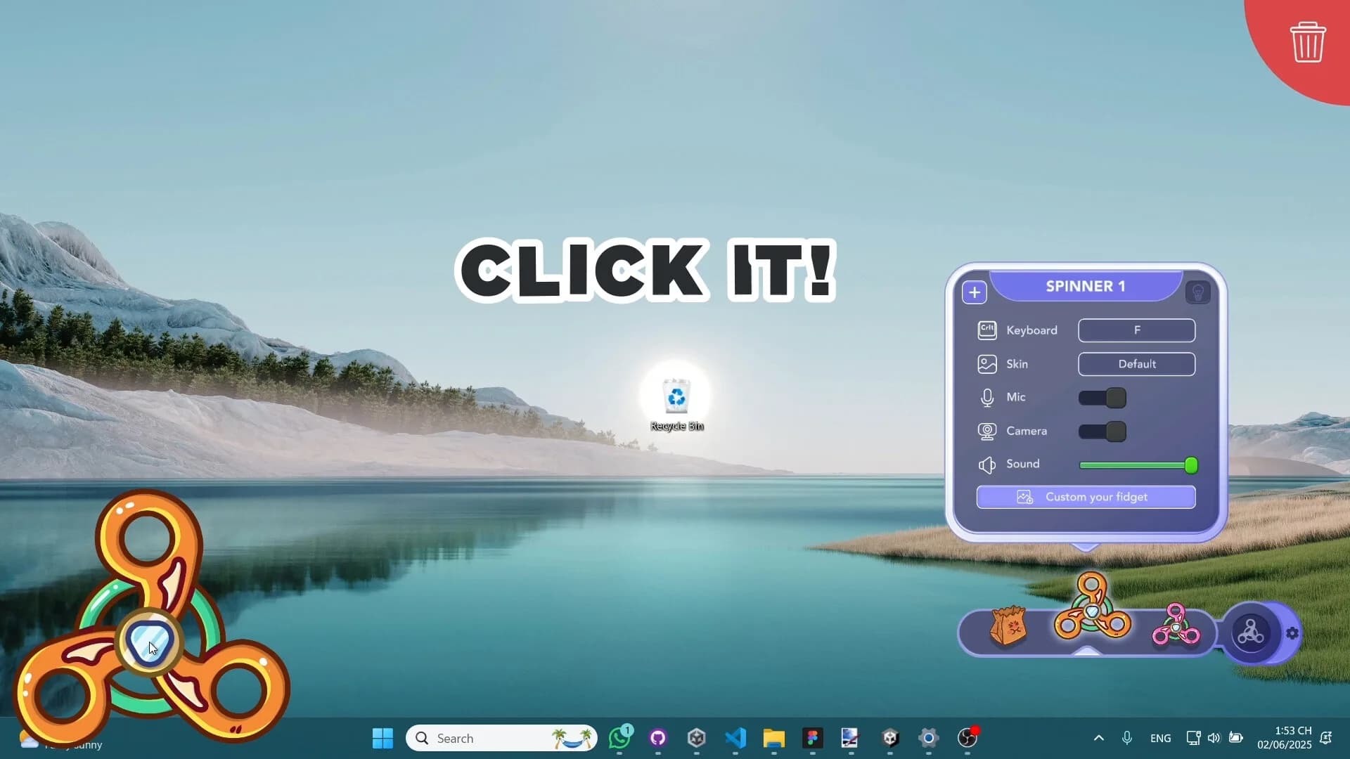 Desktop Fidget görsel 2