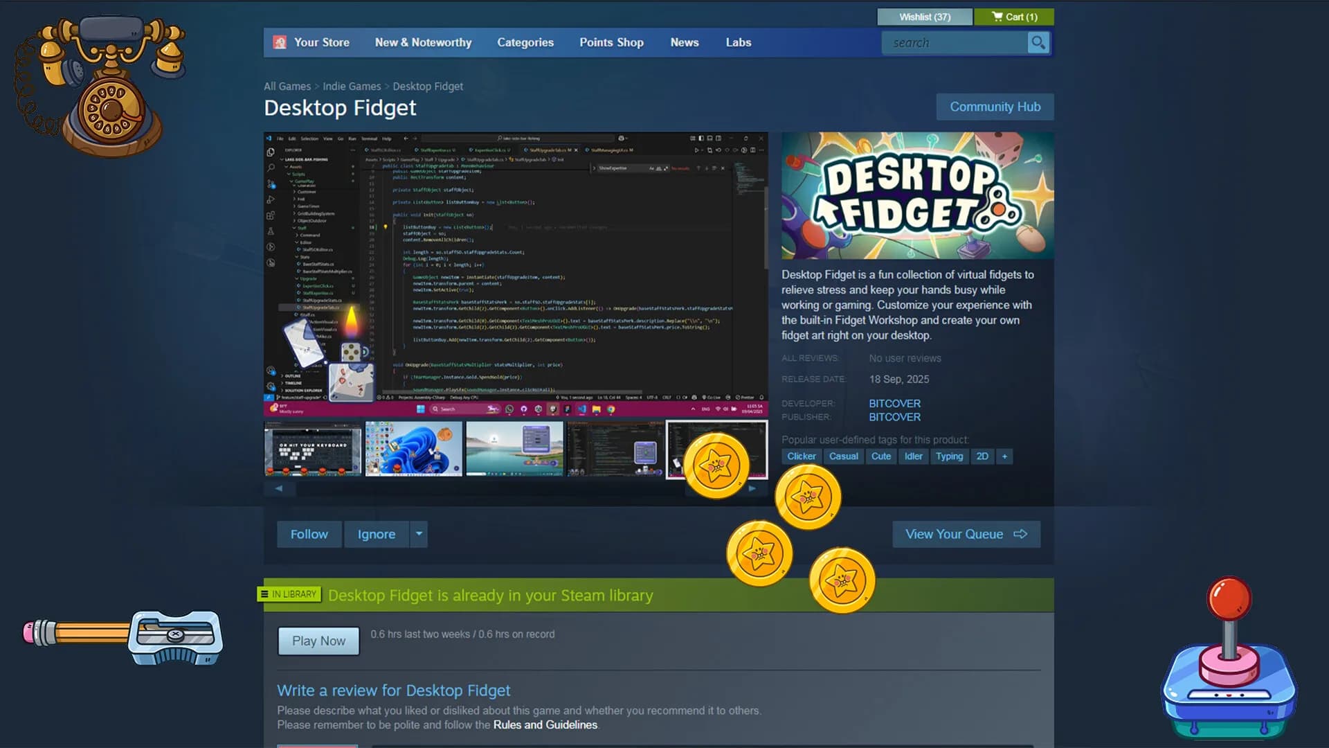 Desktop Fidget görsel 5