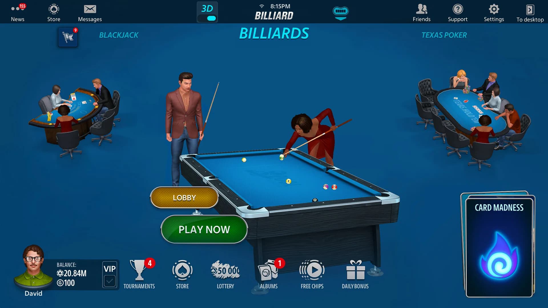 Pokerist™'ten 8 Ball görsel 3