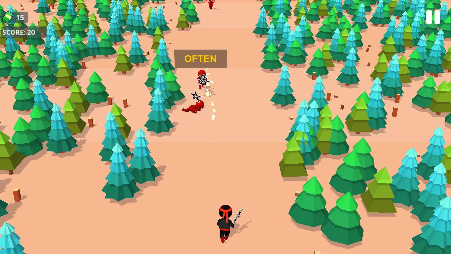 Ninja Run 3D - Typing Game görsel 5
