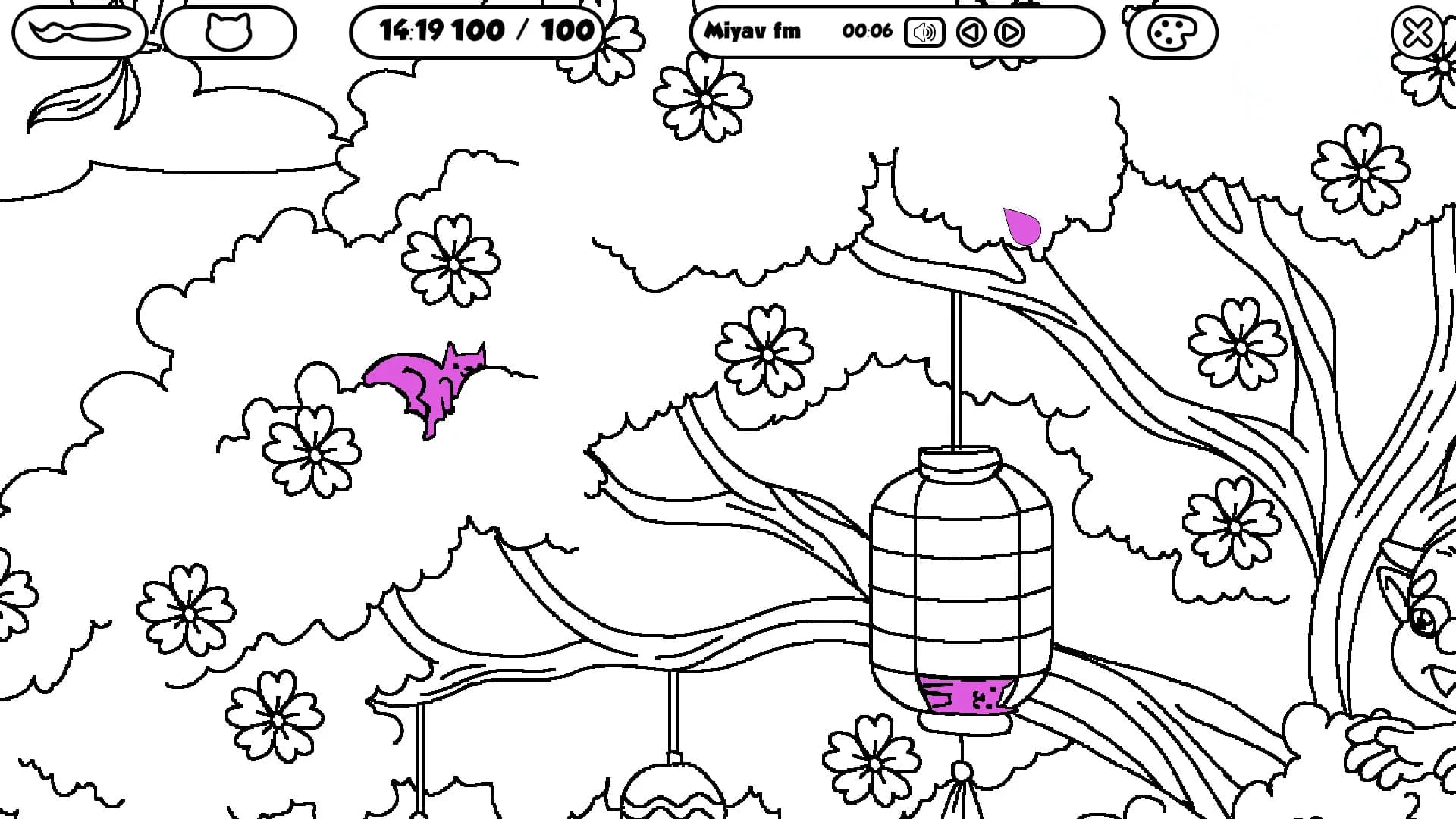 100 Cats Lost In Japan Find & Color görsel 4