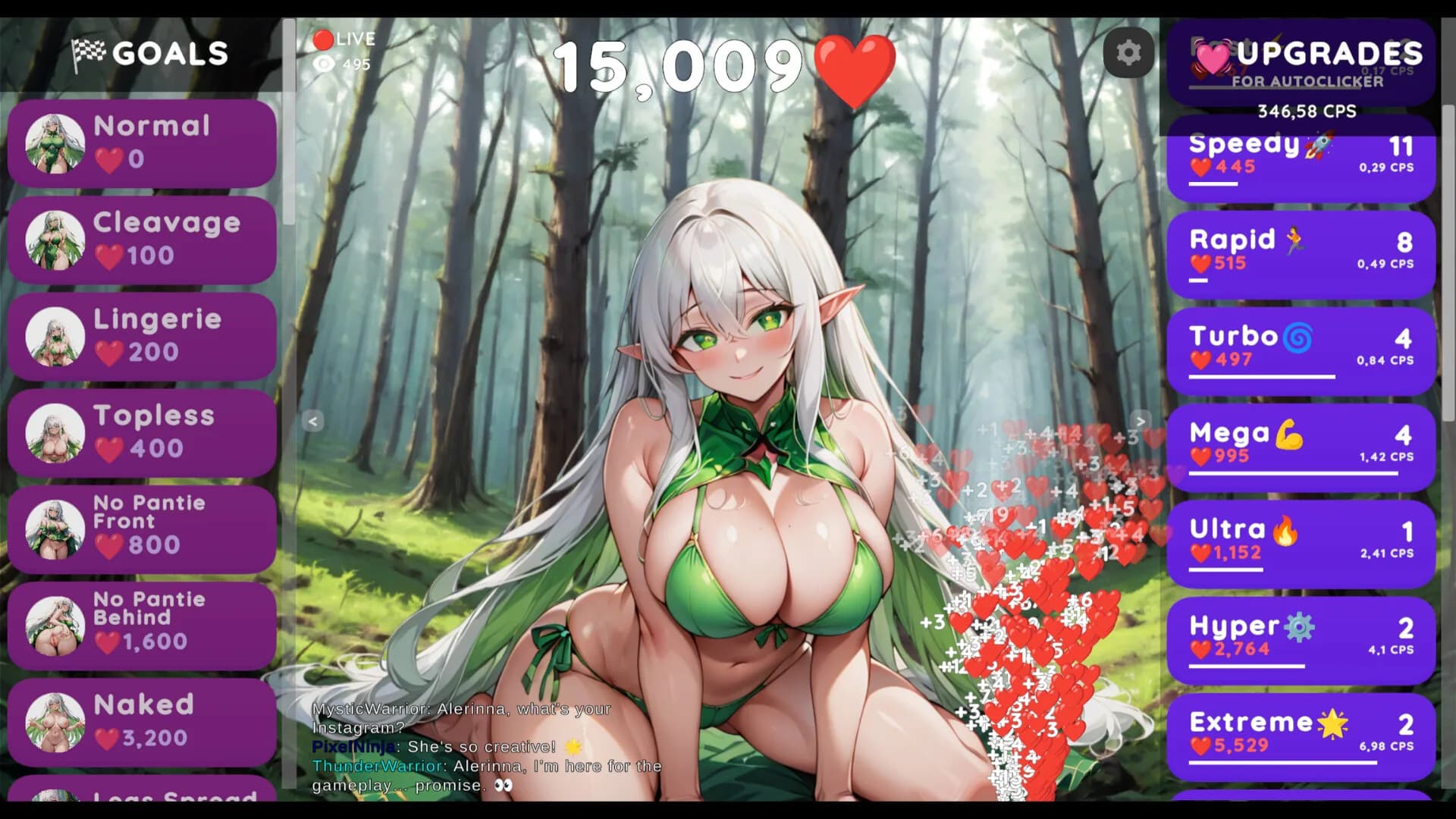 Hentai Clicker: Alerinna is streaming görsel 4