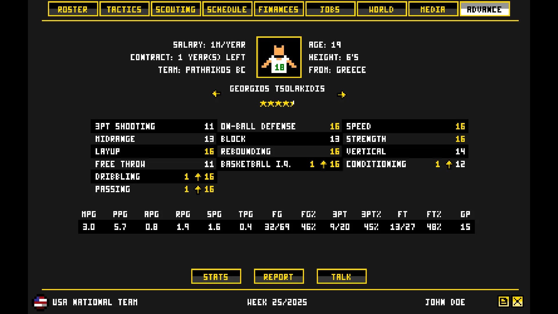 Retro Basketball Manager görsel 3