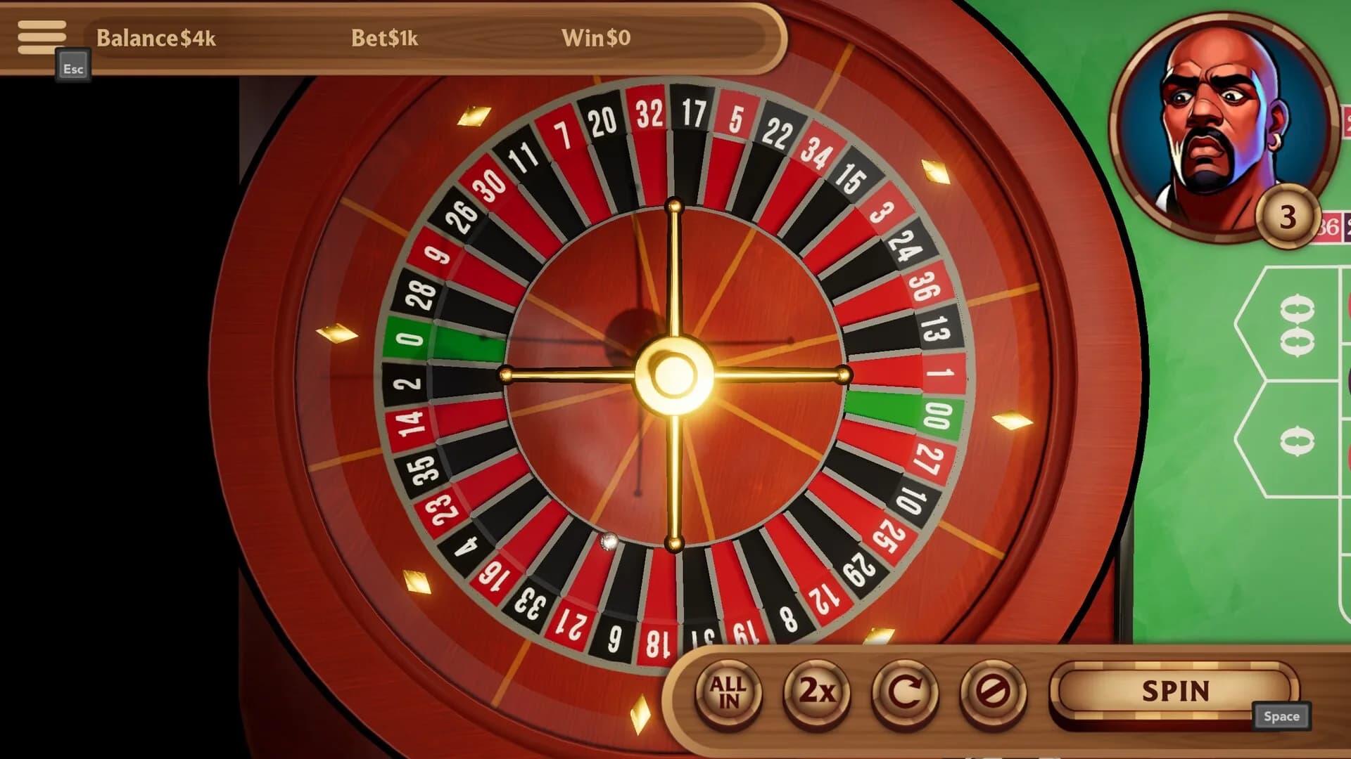 Hot Stakes Casino - American Roulette görsel 3