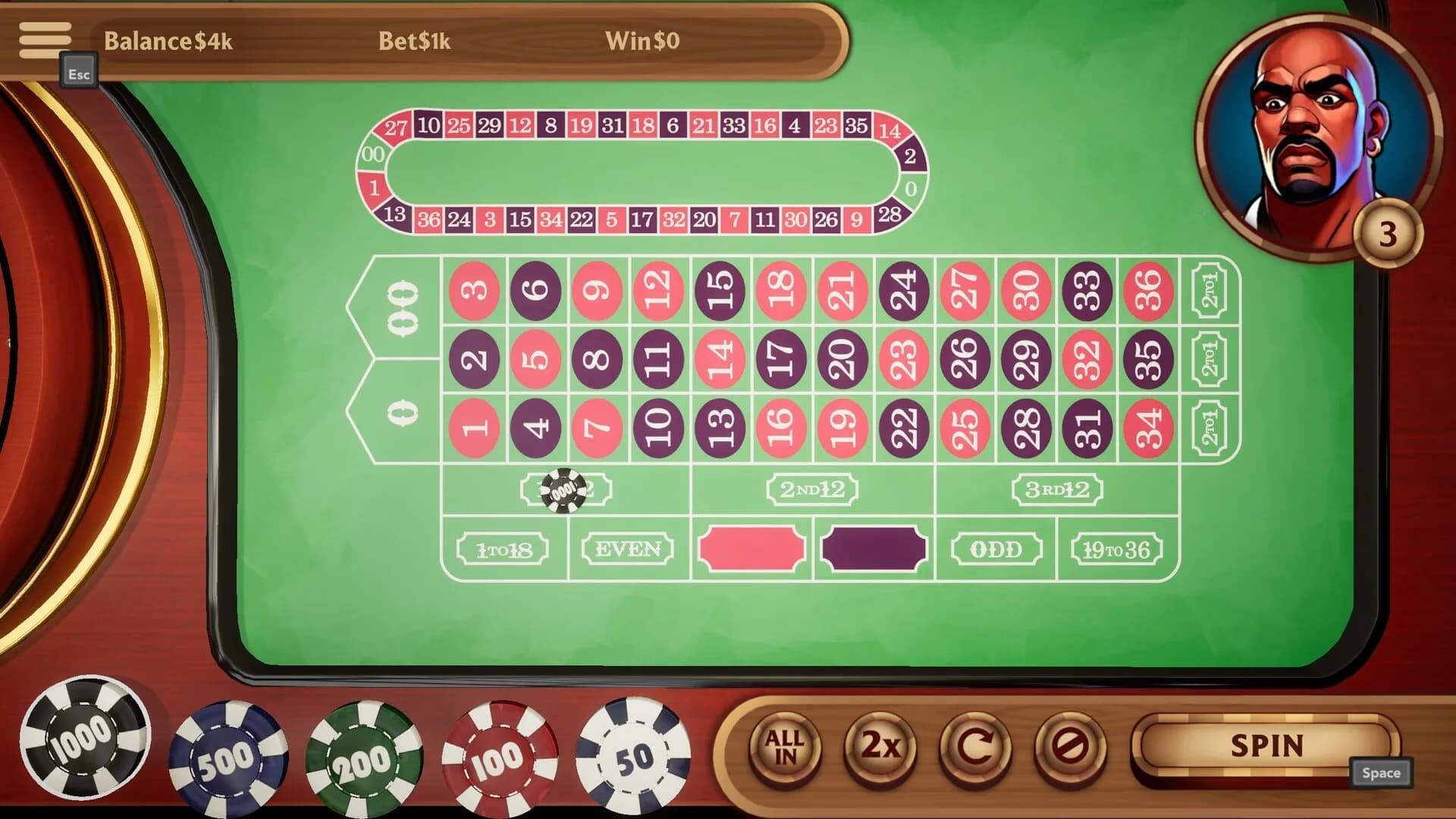 Hot Stakes Casino - American Roulette görsel 5
