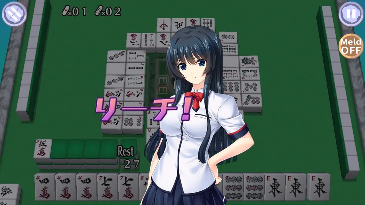 Mahjong Pretty Girls Battle : School Girls Edition görsel 5