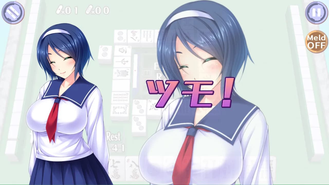 Mahjong Pretty Girls Battle : School Girls Edition görsel 8