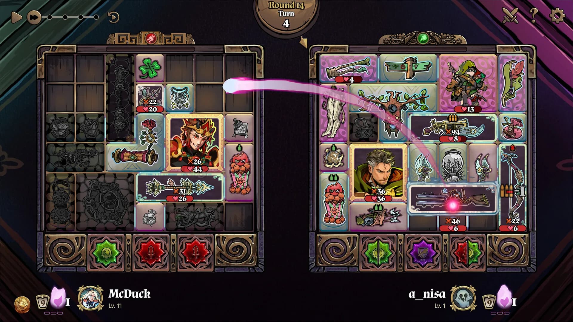 Turnbound: a bazaar backpack auto battler görsel 4