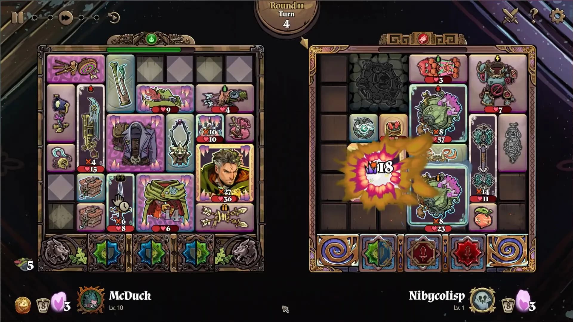 Turnbound: a bazaar backpack auto battler görsel 6