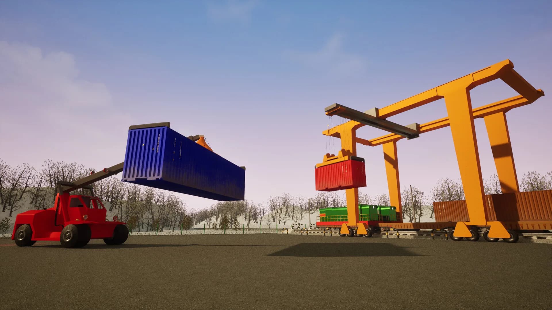 Container Terminal Simulator görsel 2