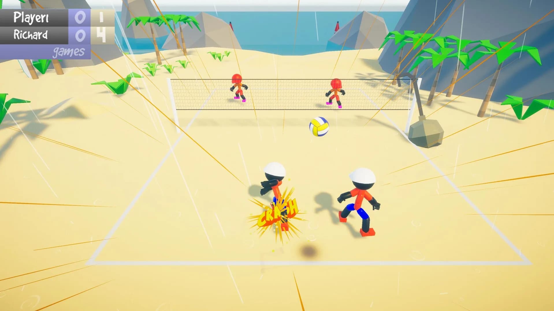 Stickman Beach Volleyball DELUXE görsel 2