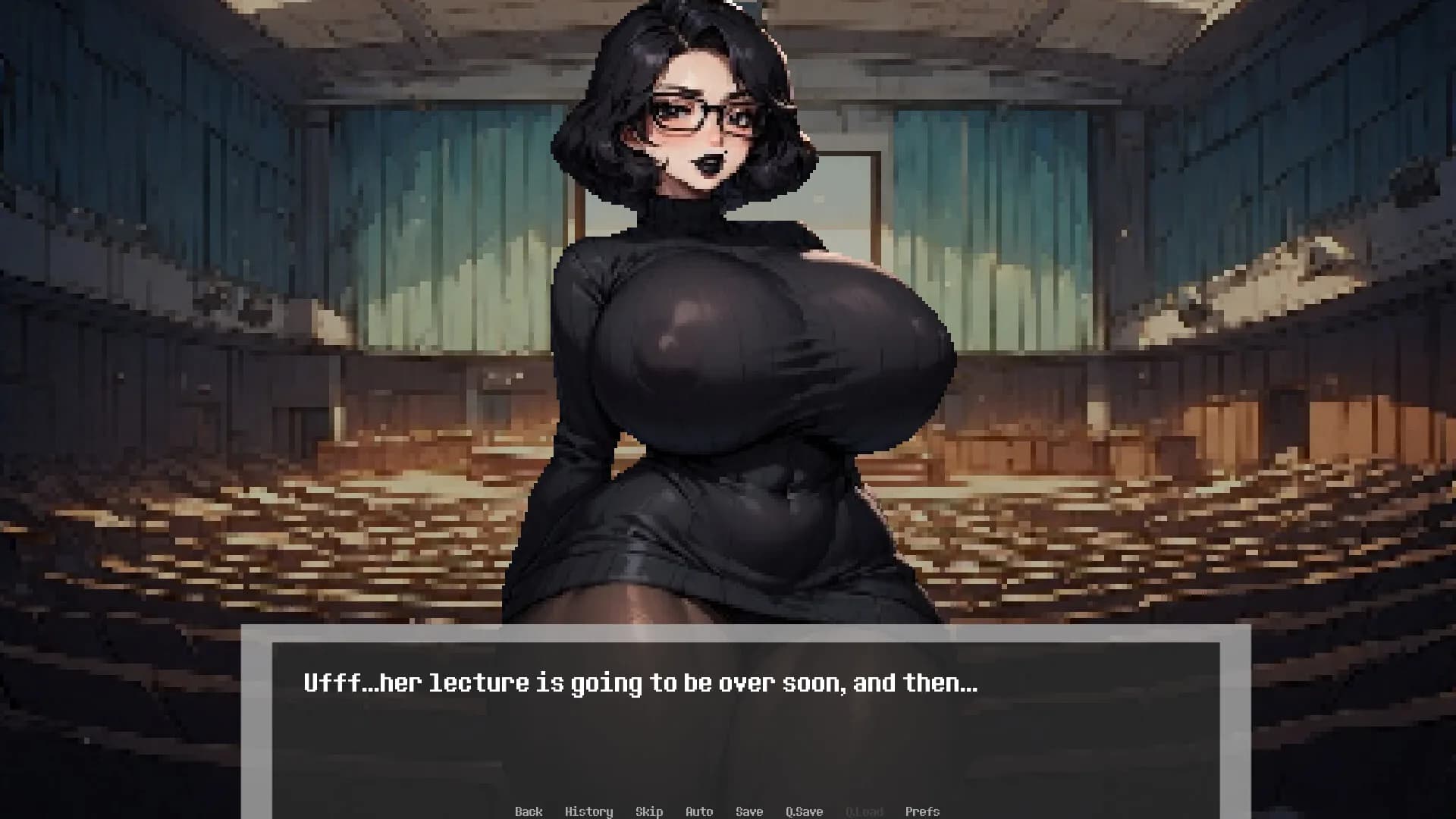 Dominated by: Yandere Goth Sensei görsel 2