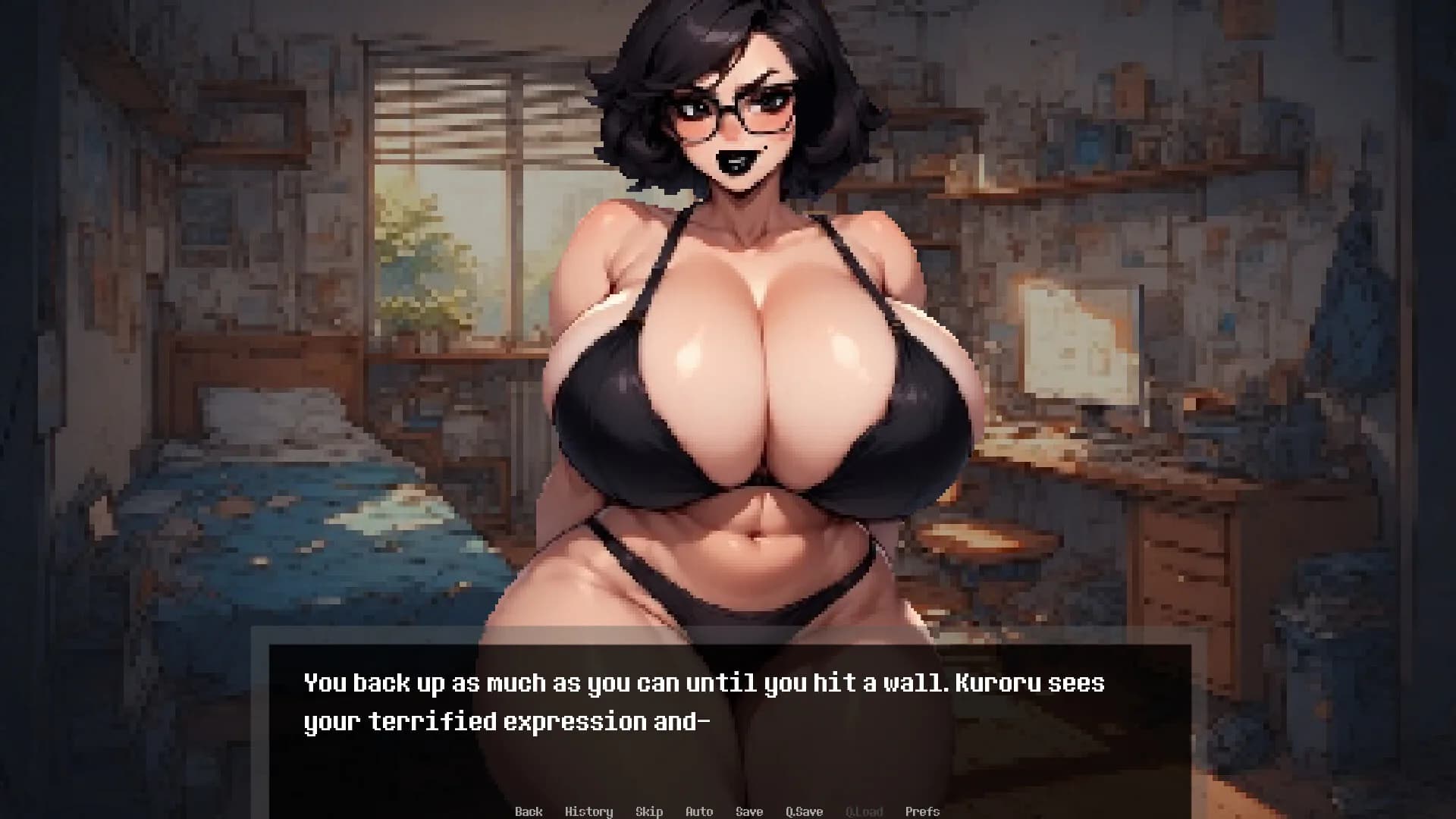 Dominated by: Yandere Goth Sensei görsel 6