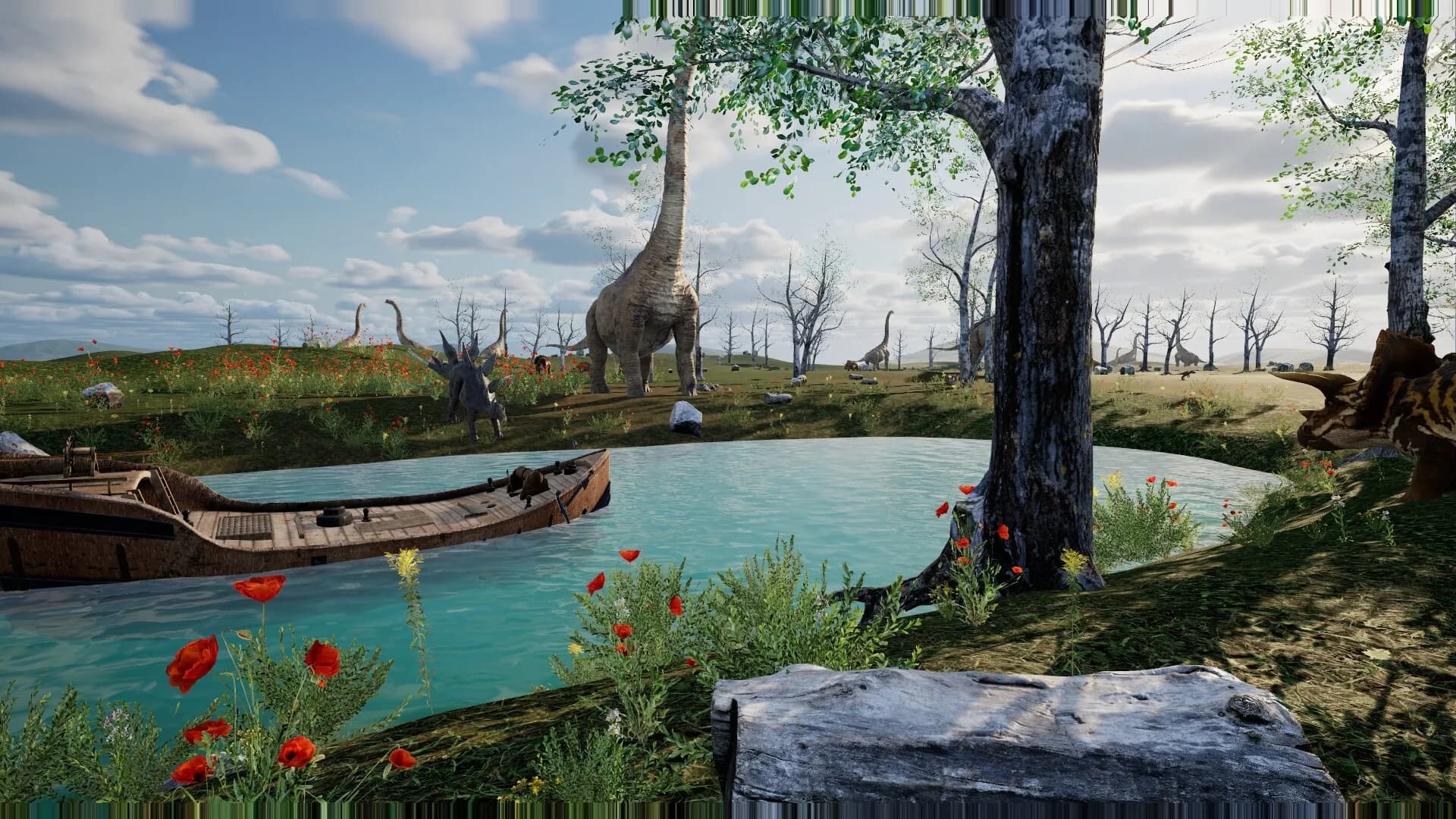 Travel with dinosaurs VR görsel 4